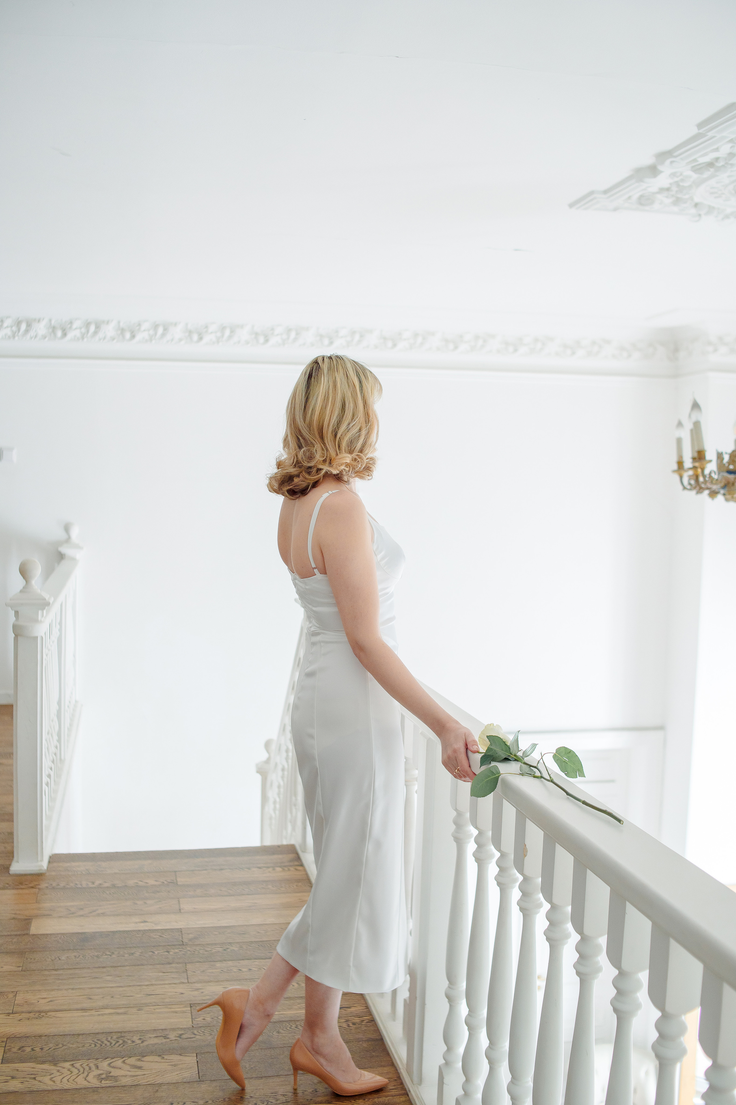 Женская фотосессия в фотостудии на балконе. Фотограф в Санкт-Петербурге, Анна Скворцова