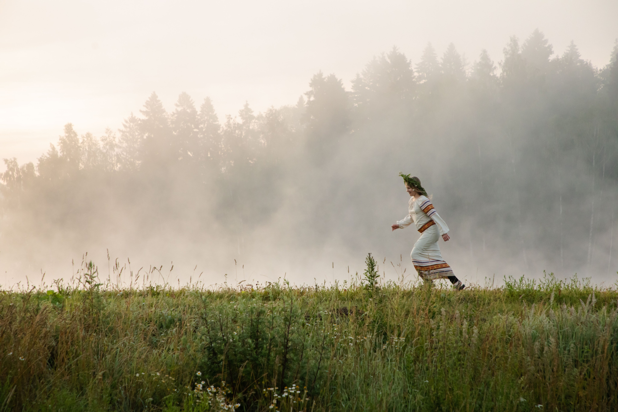 Купальская история на рассвете. Юлия Башкатова, сказочный фотограф, Москва
