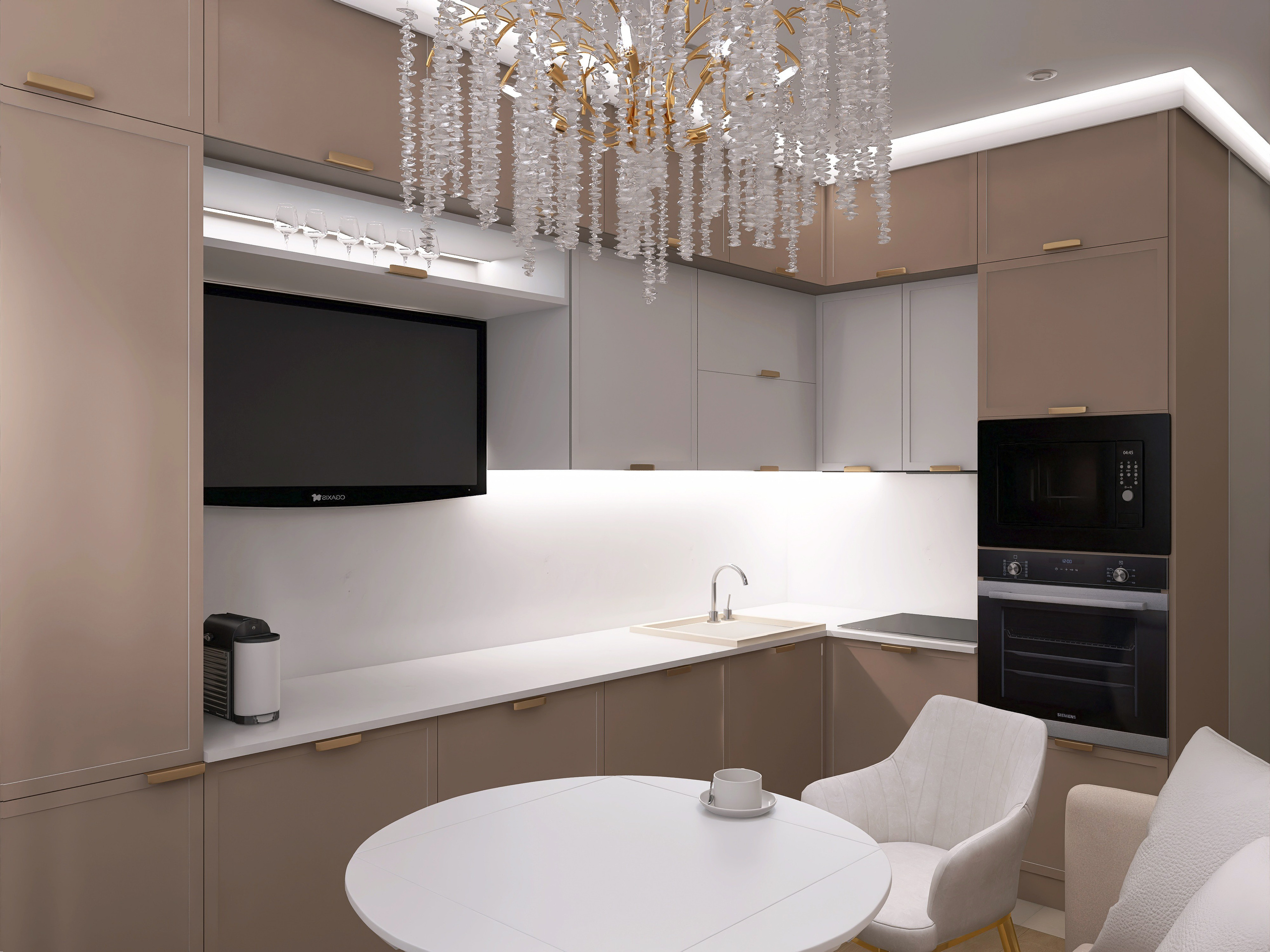 Дизайн-проект в Нео-классике. Главная