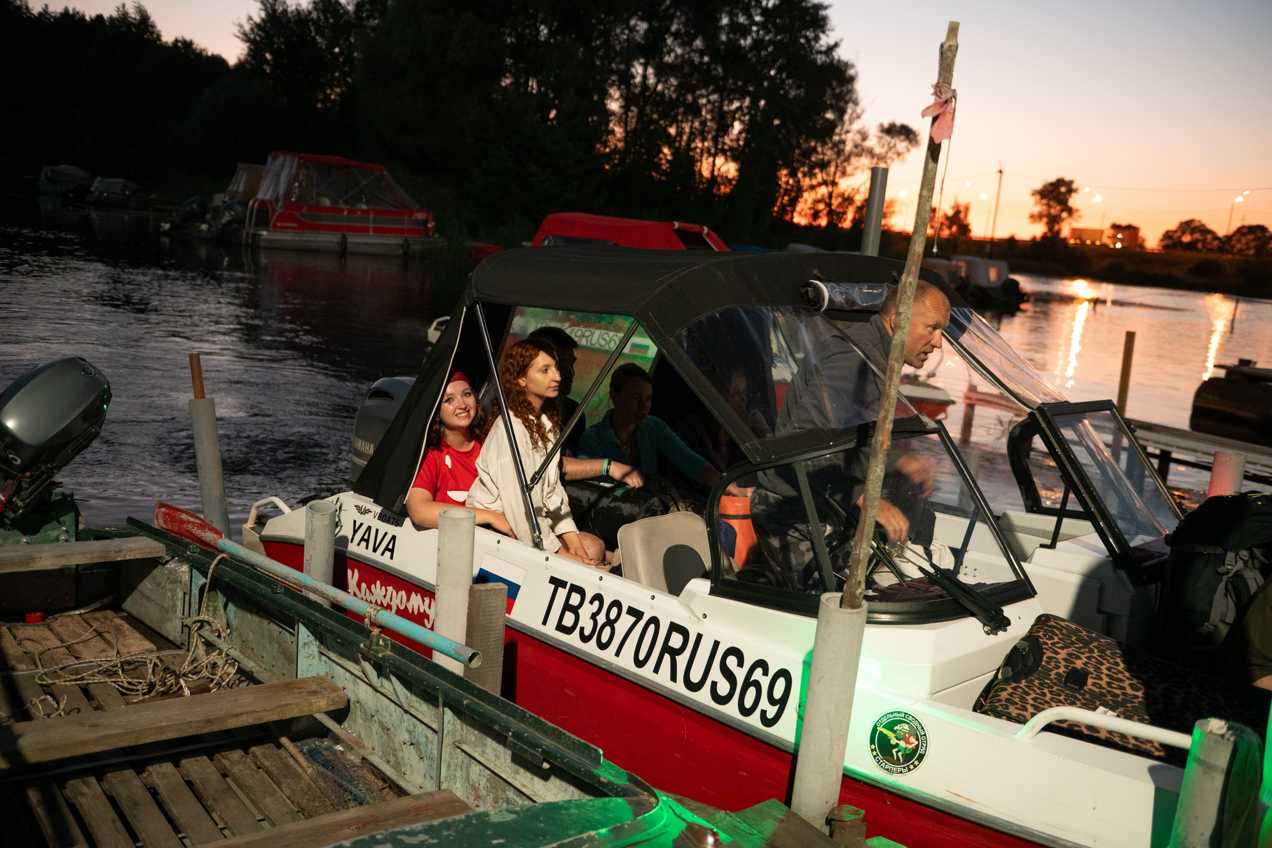 Лагерь пиратов для взрослых на острове на Волге. Фотограф Сергей Красильников