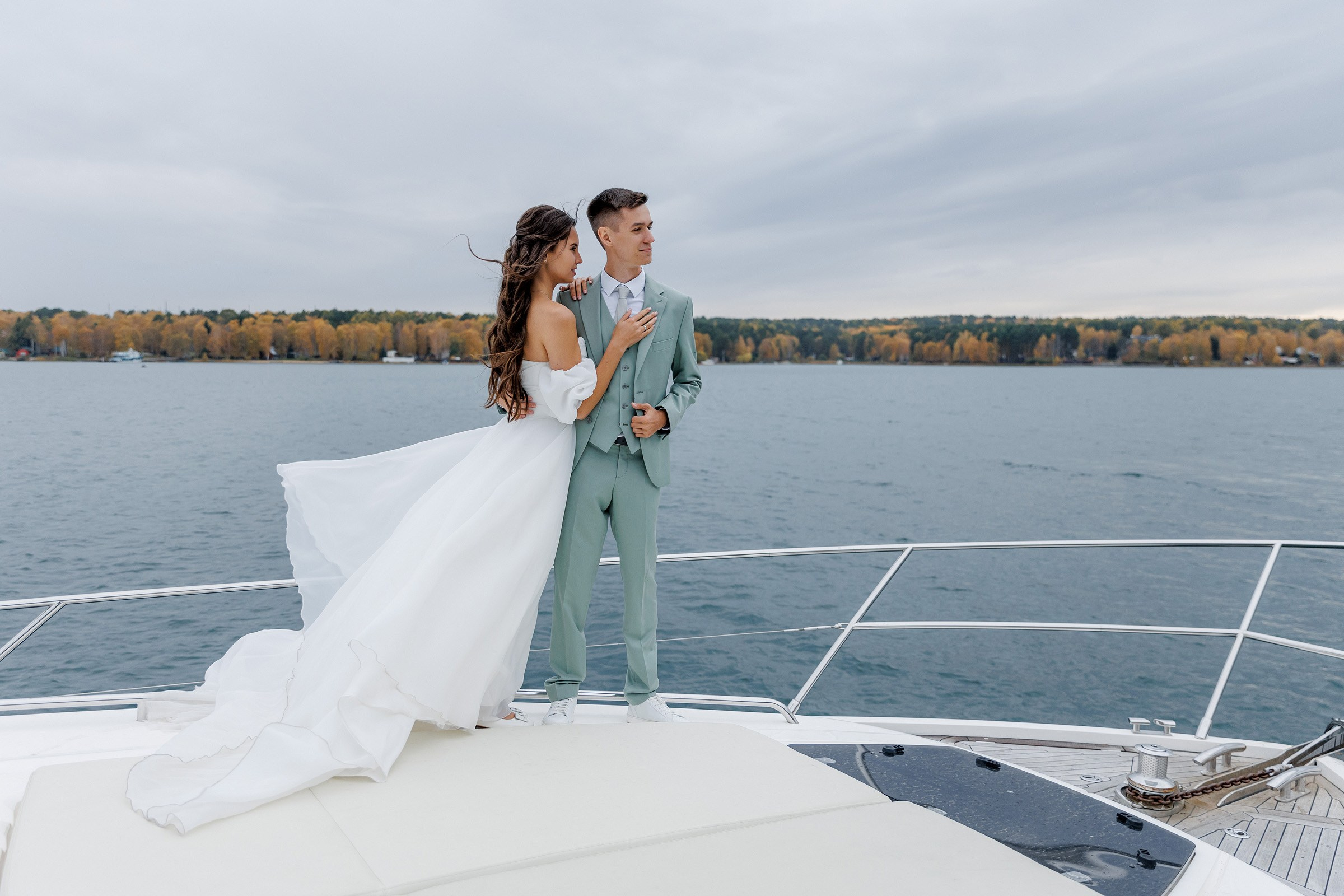 Когда у друзей есть яхта. Свадебный фотограф в Иркутске Сапаров Александр