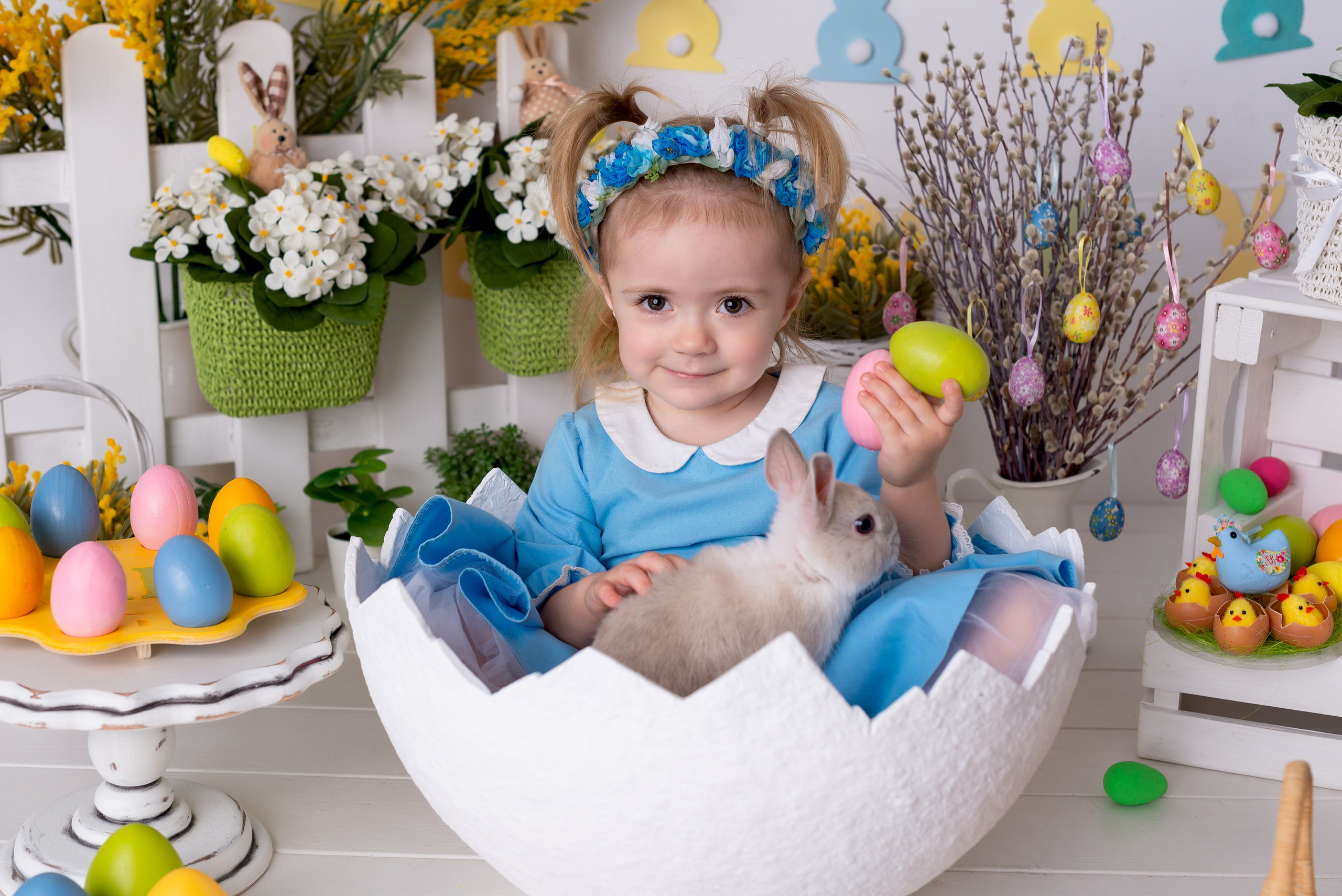 Пасхальная фотосессия малыша. Детская фотостудия «Мандаринка» | Детский фотограф Краснодар