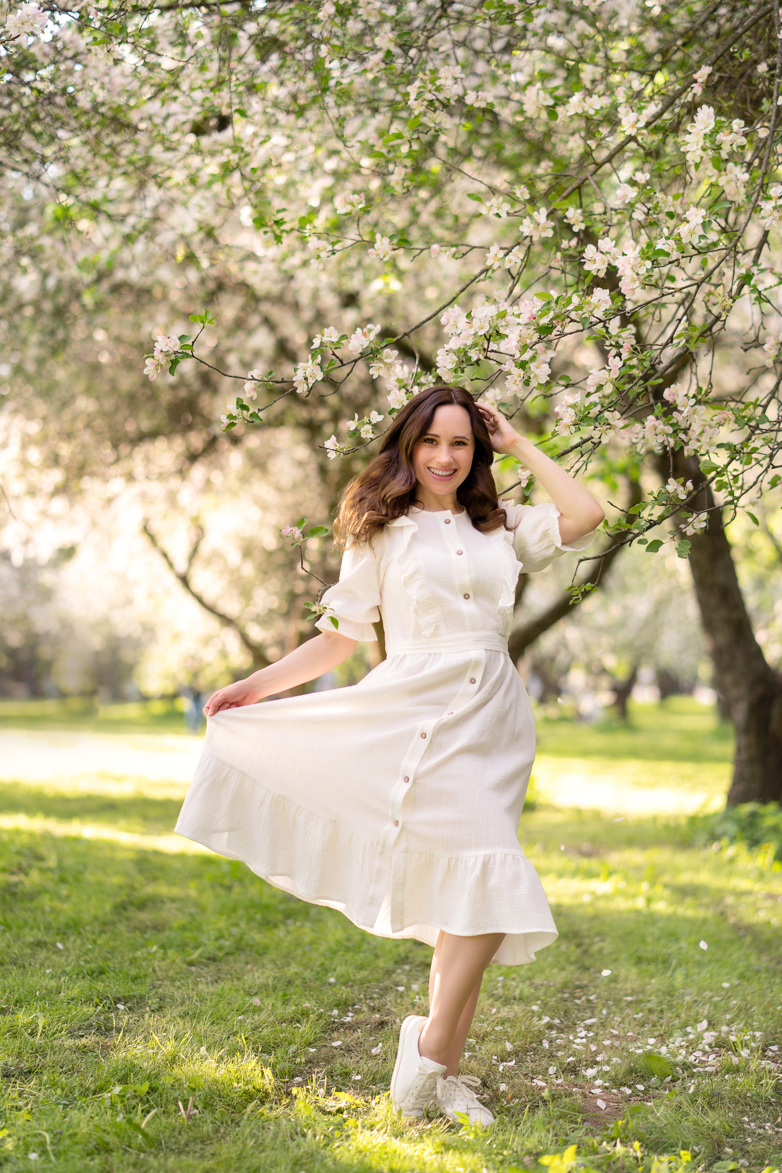 Цветение в Лошицком парке. Семейный и свадебный фотограф Минск, Беларусь Анна Орловская