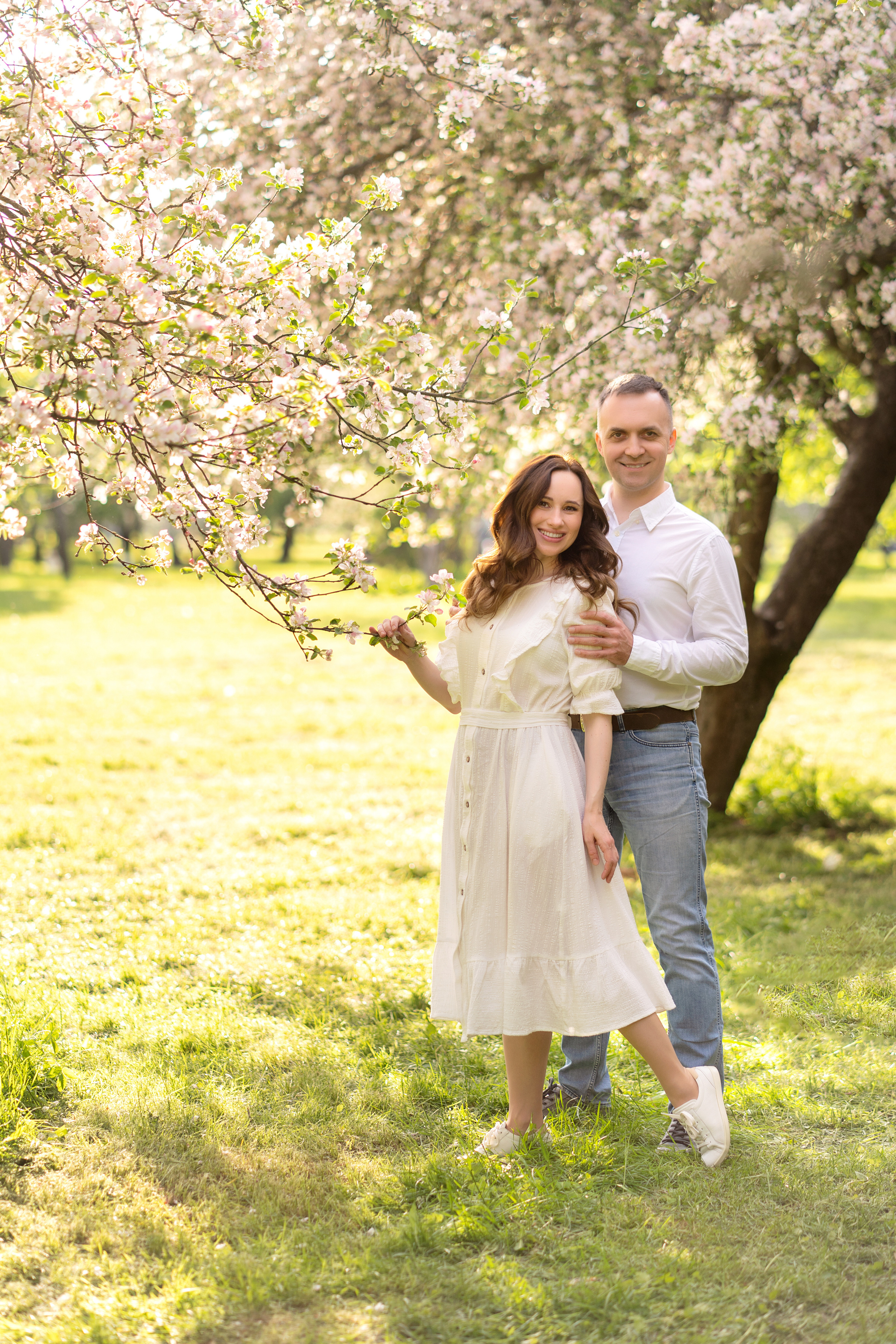 Цветение в Лошицком парке. Семейный и свадебный фотограф Минск, Беларусь Анна Орловская