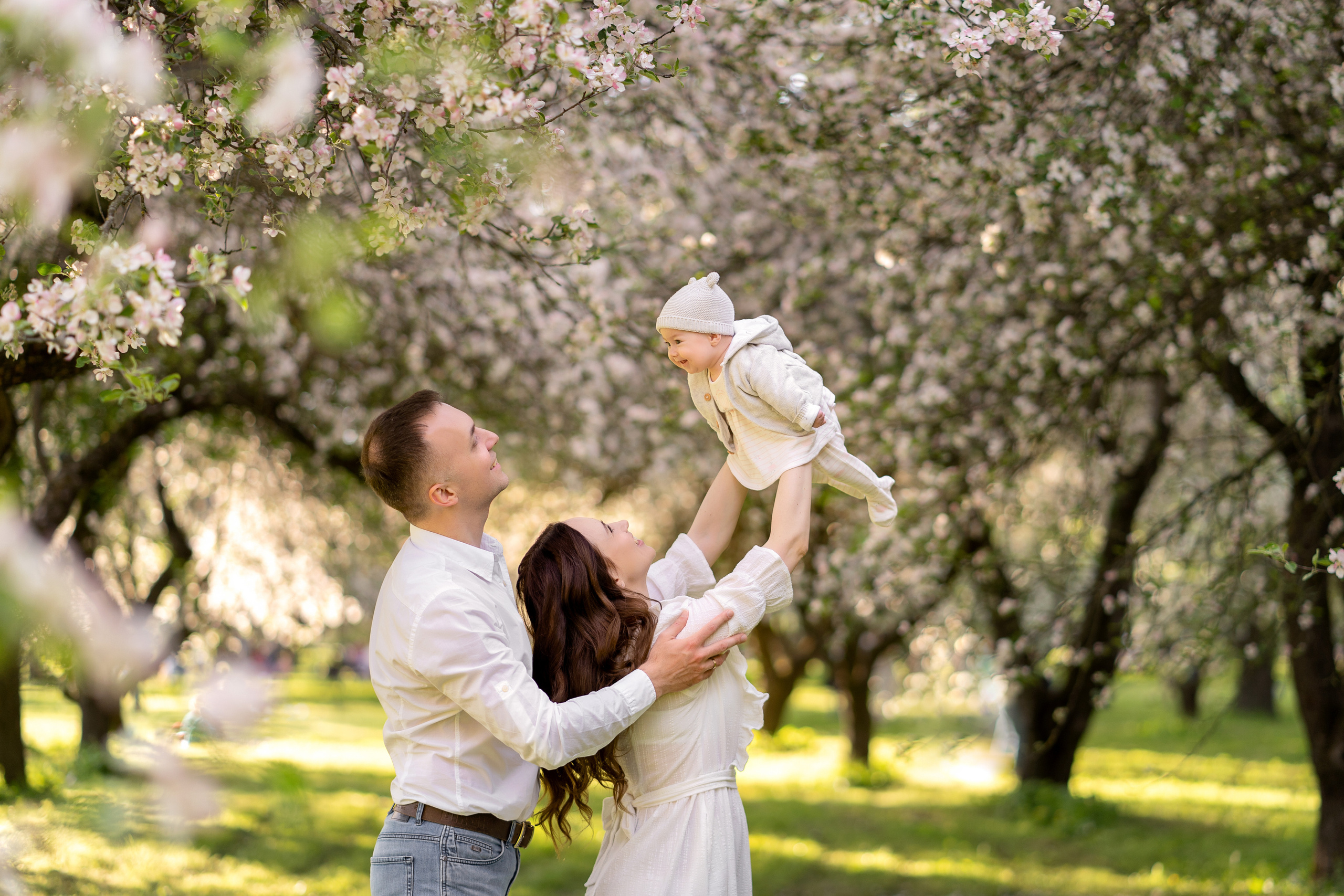 Цветение в Лошицком парке. Семейный и свадебный фотограф Минск, Беларусь Анна Орловская