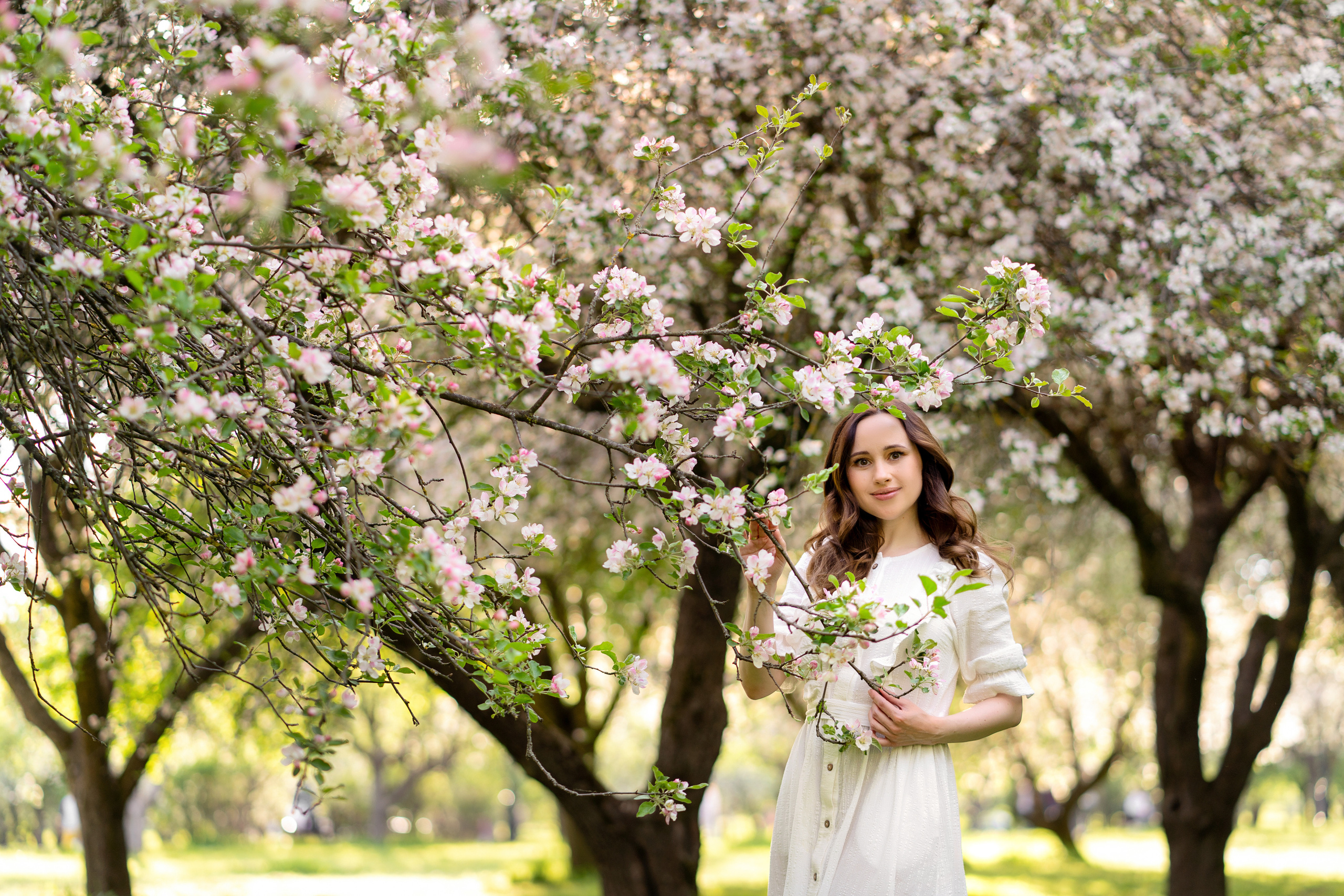Цветение в Лошицком парке. Семейный и свадебный фотограф Минск, Беларусь Анна Орловская