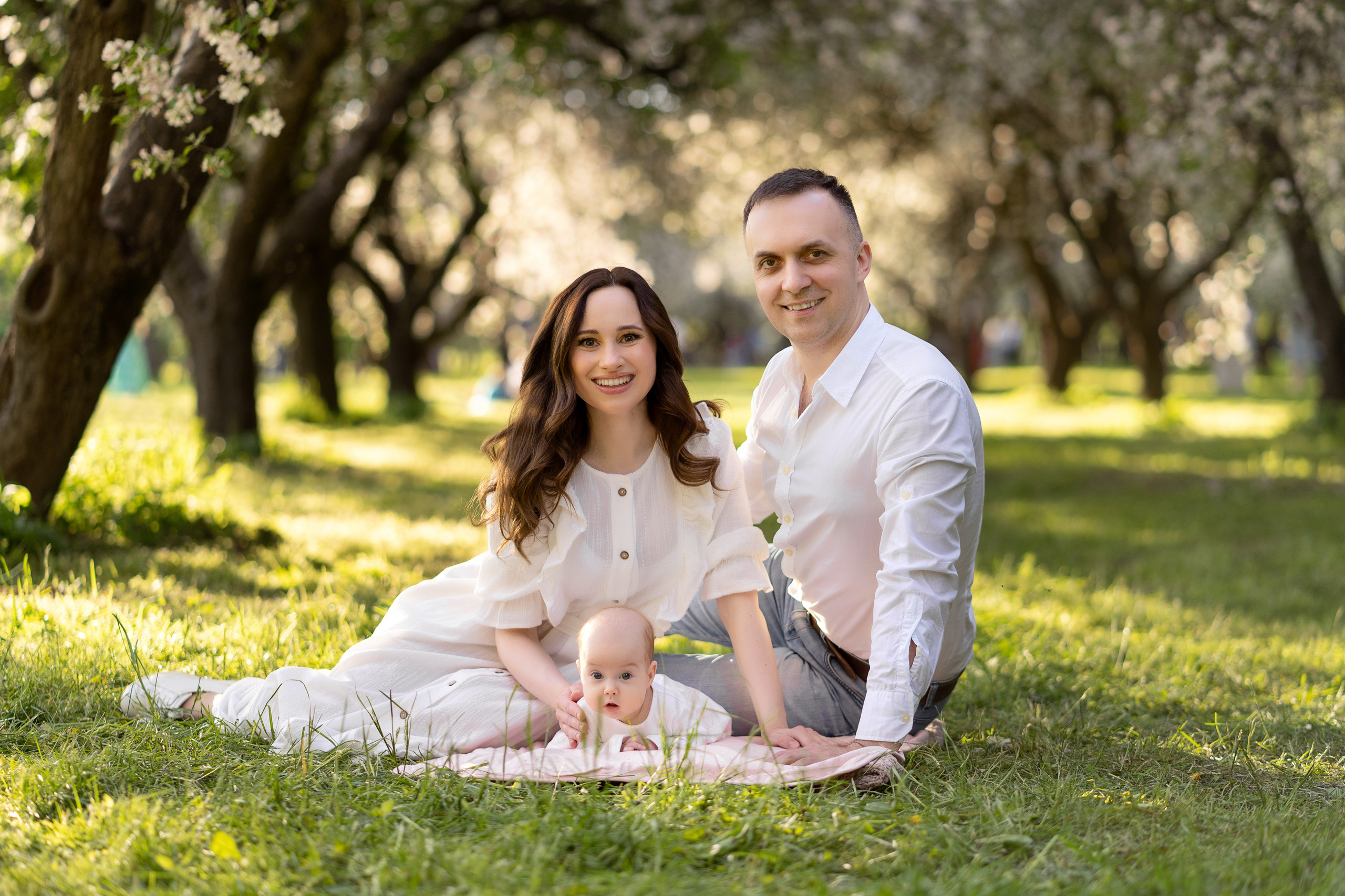 Цветение в Лошицком парке. Семейный и свадебный фотограф Минск, Беларусь Анна Орловская