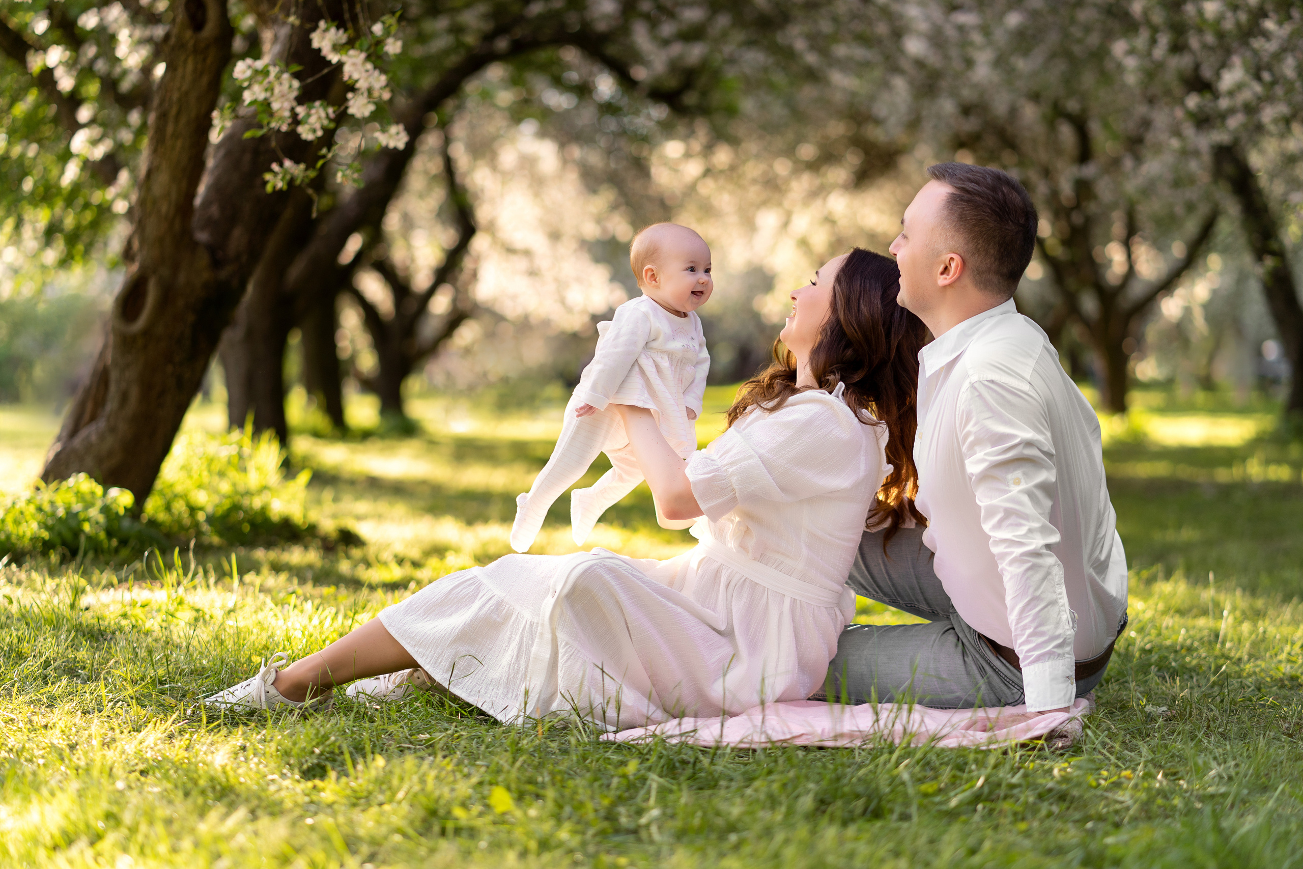 Цветение в Лошицком парке. Семейный и свадебный фотограф Минск, Беларусь Анна Орловская