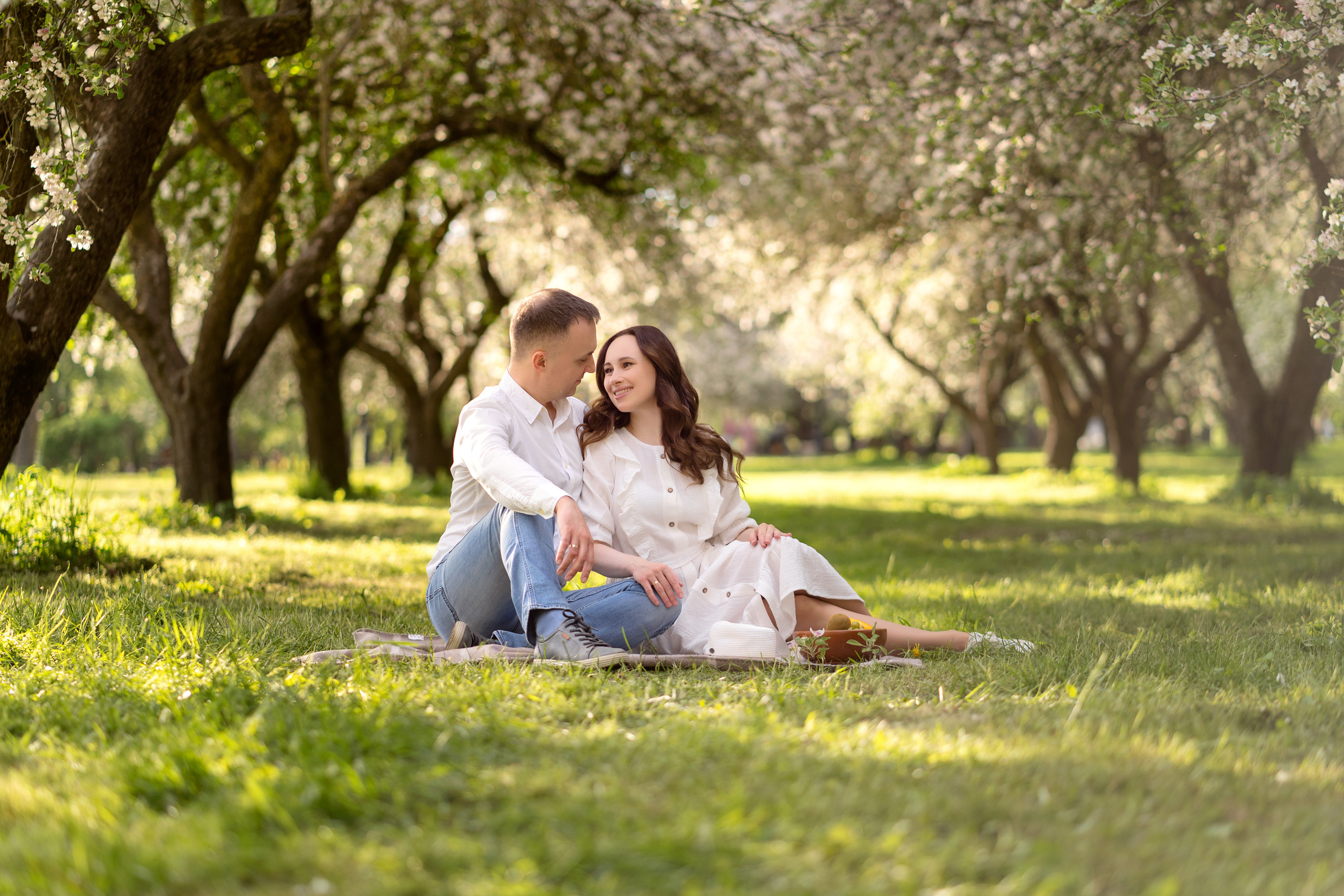 Цветение в Лошицком парке. Семейный и свадебный фотограф Минск, Беларусь Анна Орловская