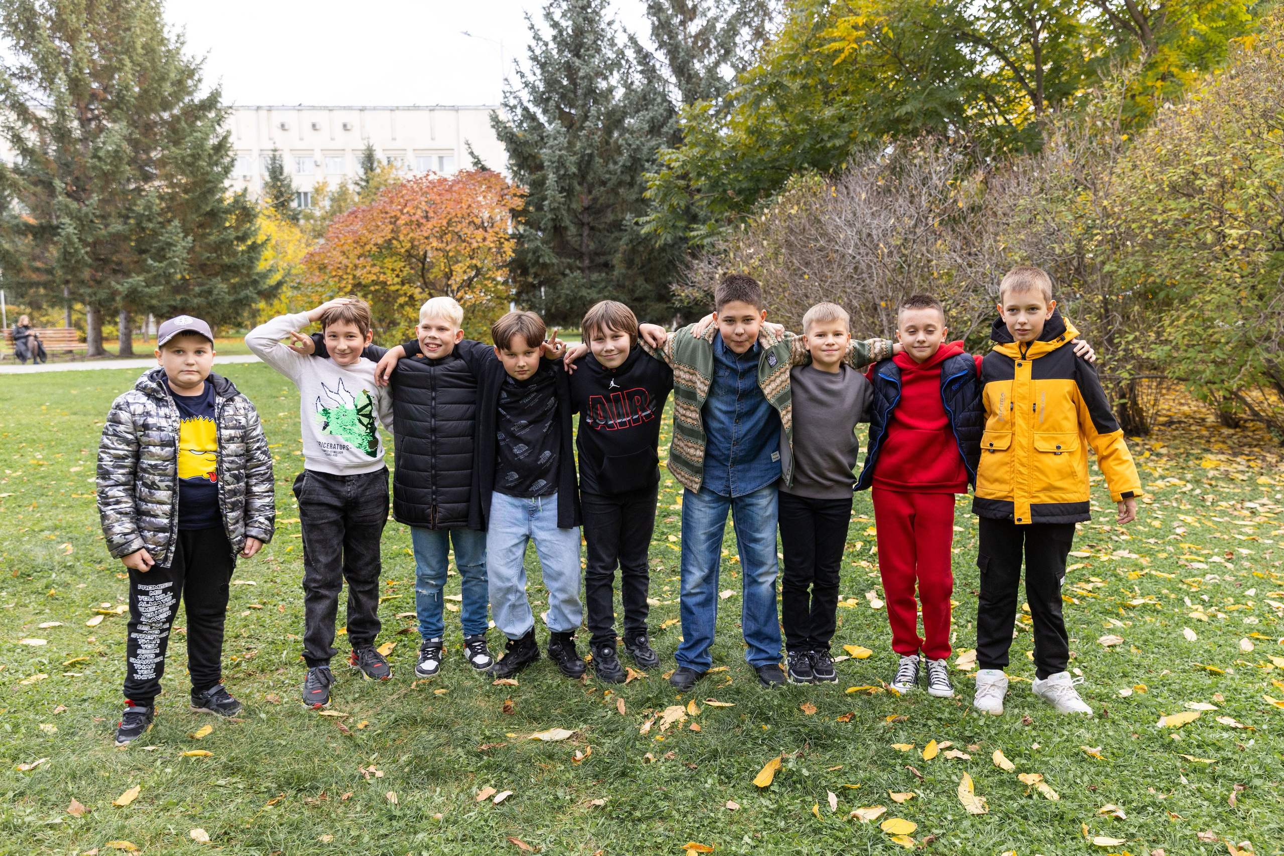 Осенняя фотосессия 4 Б. Семейный, детский, школьный фотограф в Благовещенске Яна Белоусова