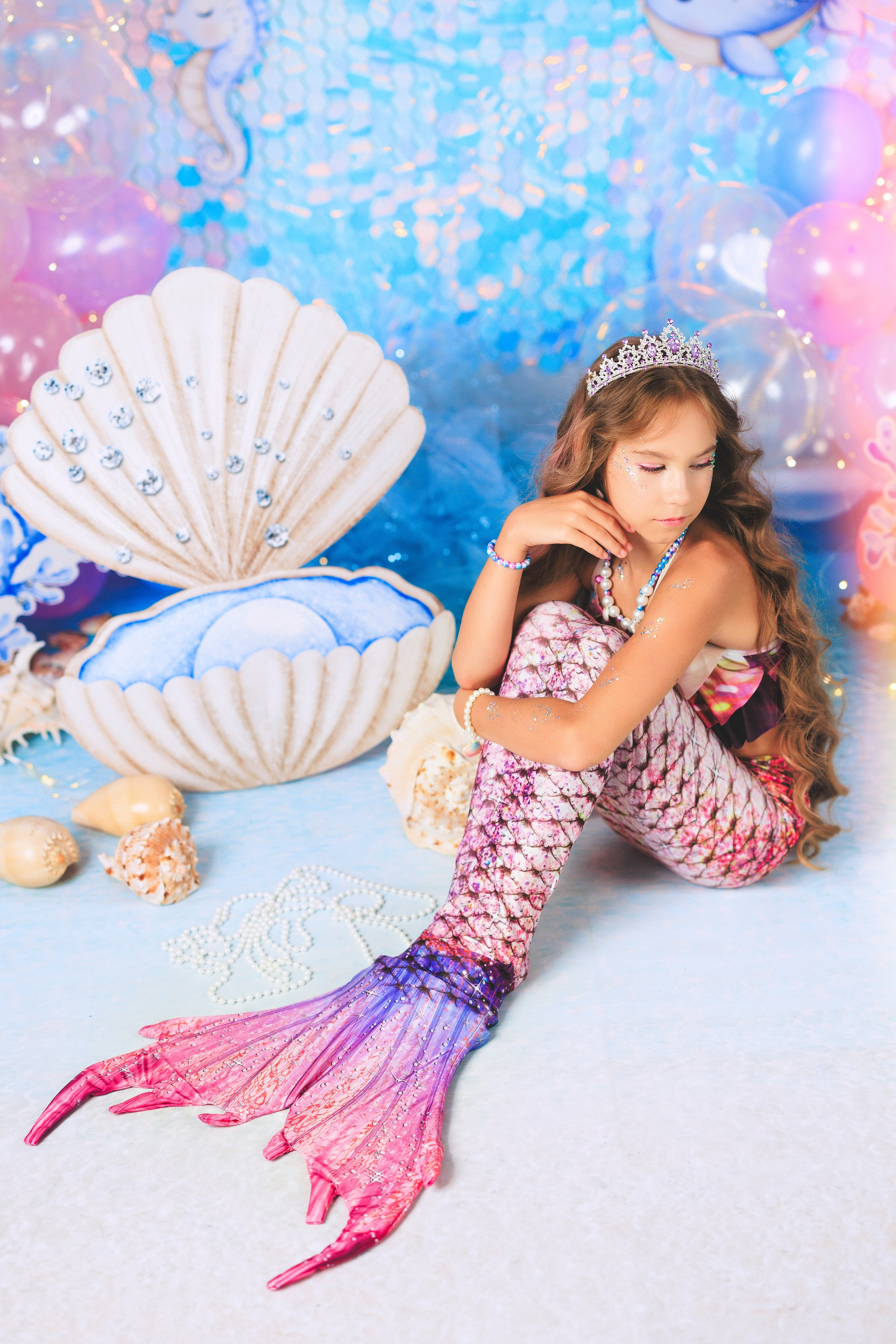 Детская фотосессия в образе «РУСАЛОЧКА», город Краснодар. Семейный и детский фотограф в Краснодаре Анна Трашкова