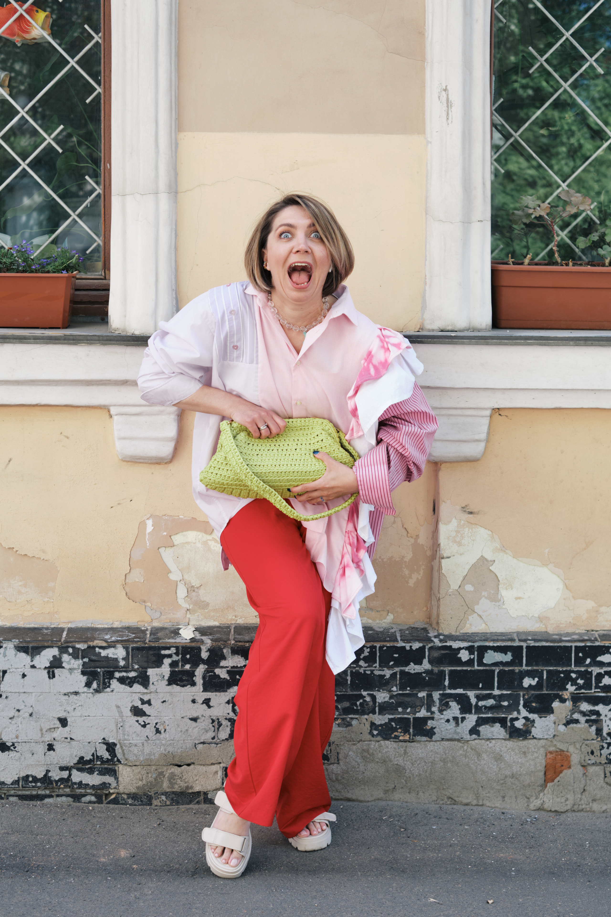 Съемка стилиста на улицах Москвы, яркие образы. Елена Павленко. Фотограф. Москва