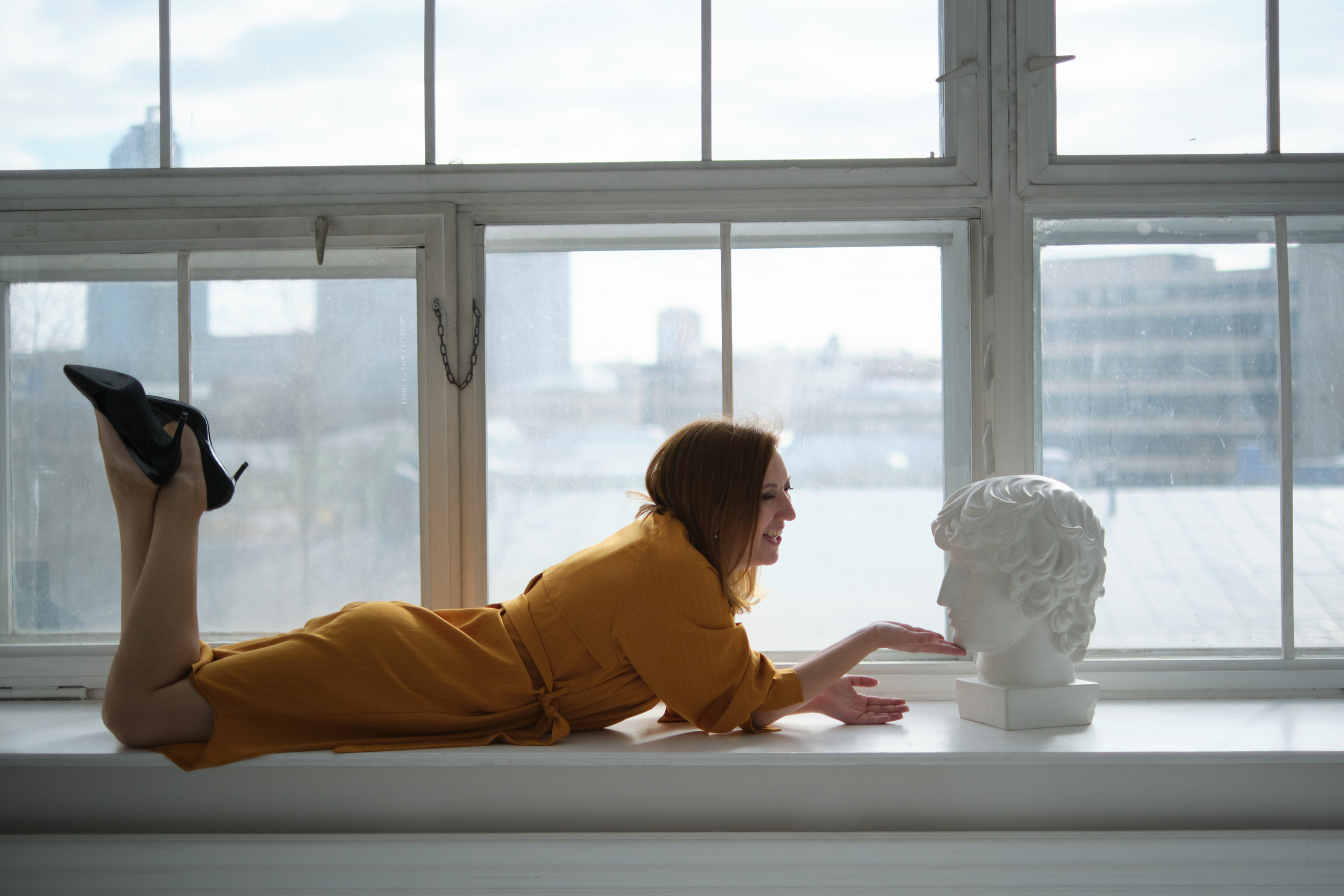 Красивая девушка в фотостудии. Елена Павленко. Фотограф. Москва