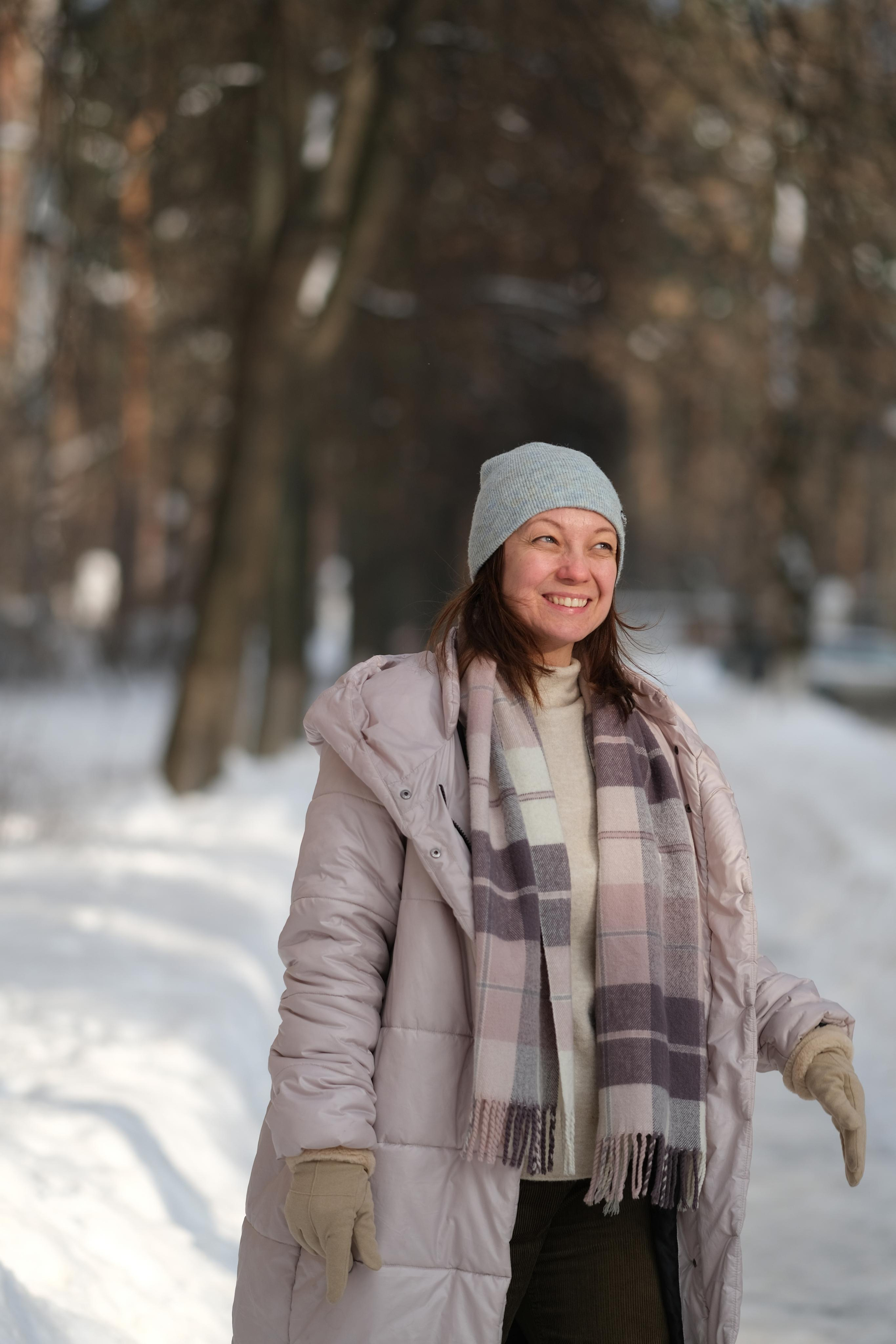 Зимняя фотосессия на улицах города. Елена Павленко. Фотограф. Москва