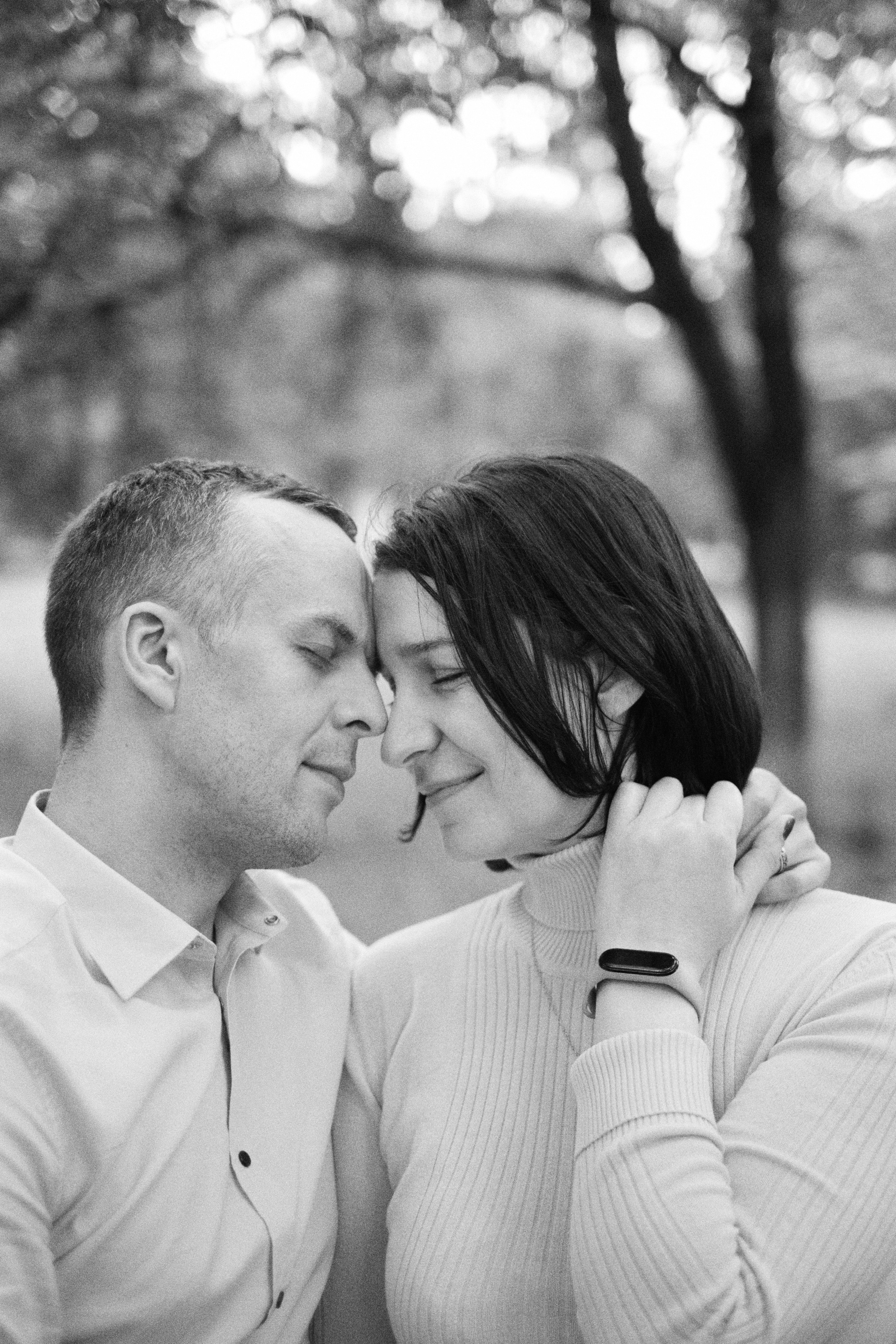 Фотосессия красивой пары на улицах города. Елена Павленко. Фотограф. Москва