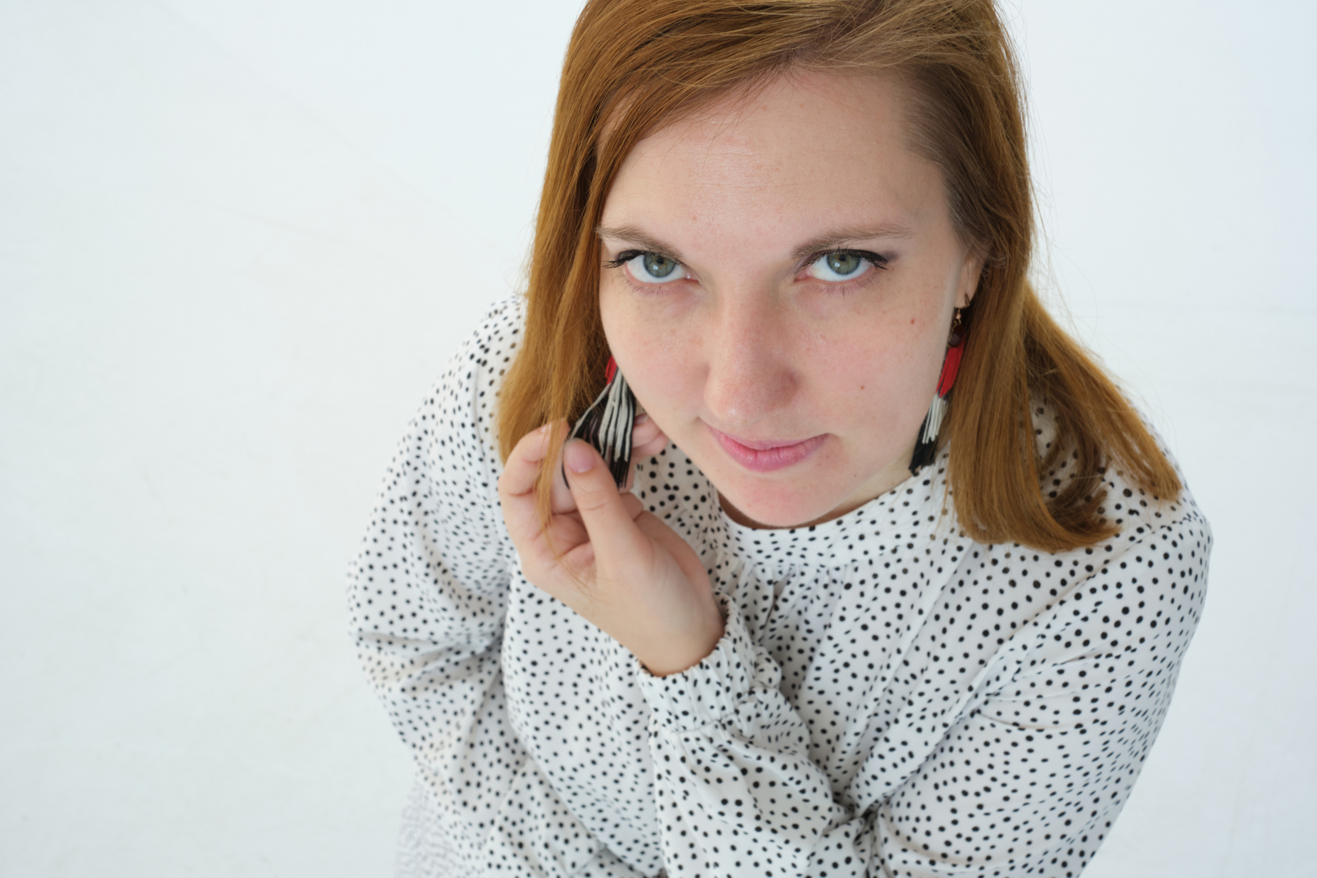 Красивая девушка в фотостудии. Елена Павленко. Фотограф. Москва