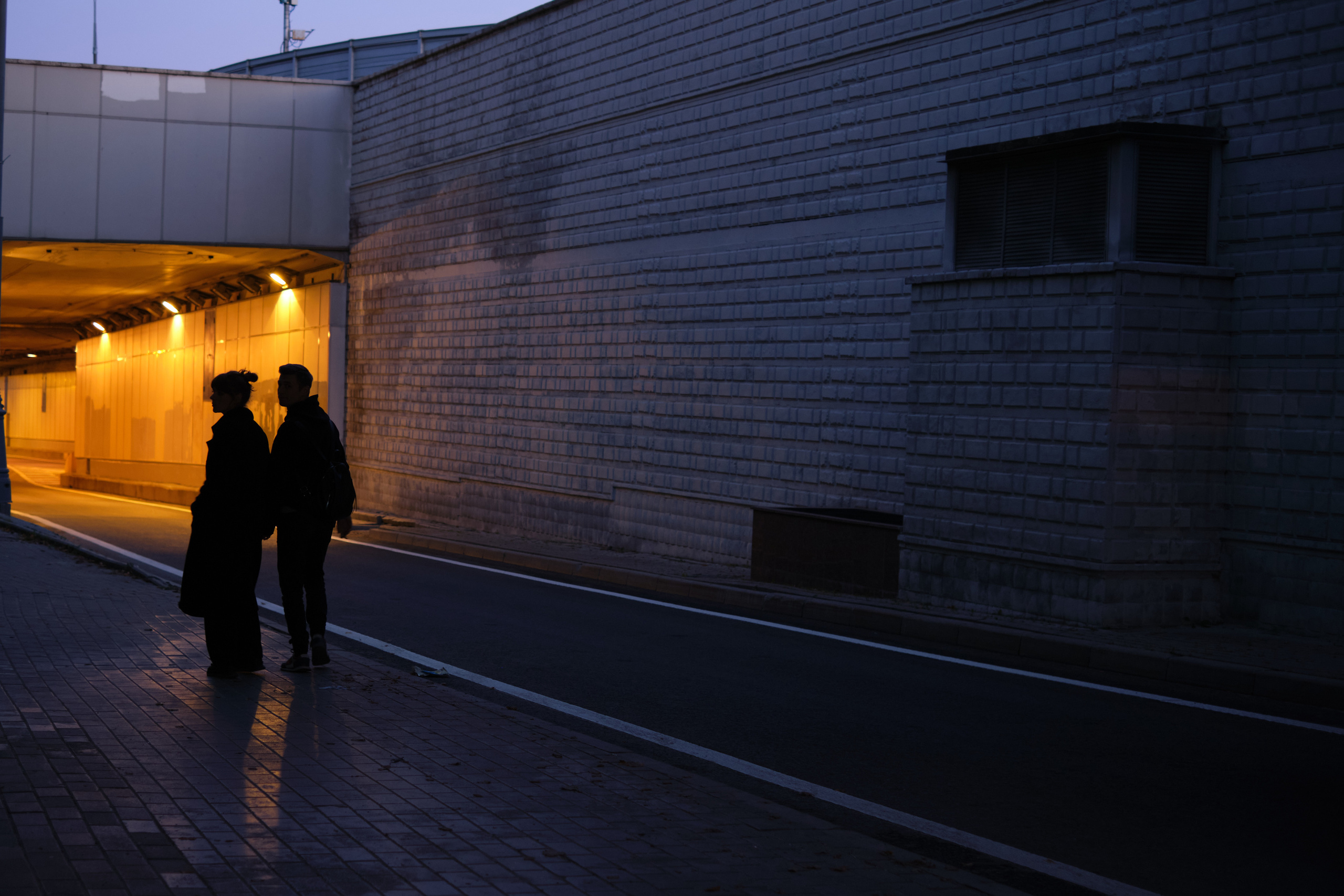 Фотосессия влюбленной пары на закате на набережной Нескучного сада. Елена Павленко. Фотограф. Москва