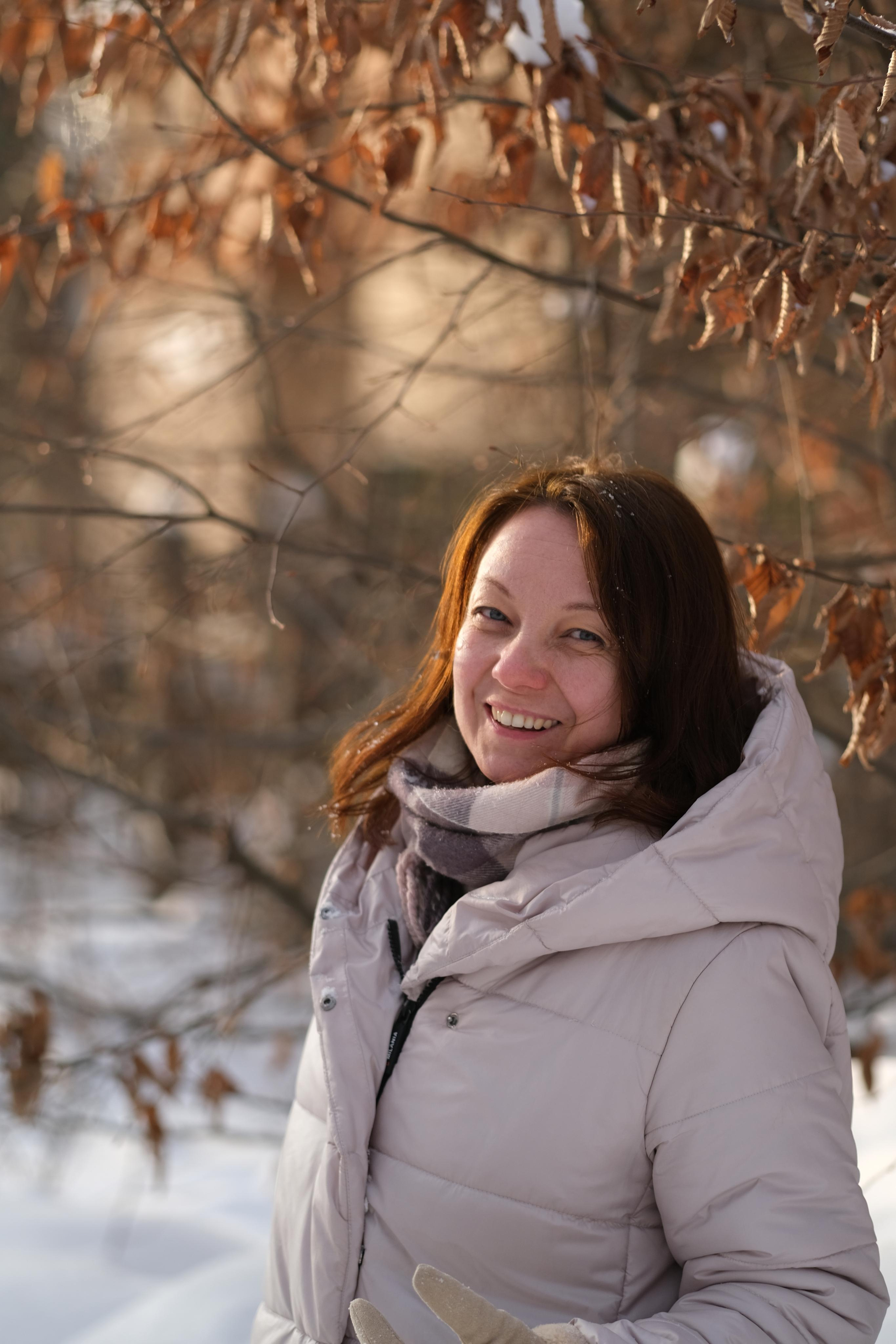 Зимняя фотосессия на улицах города. Елена Павленко. Фотограф. Москва