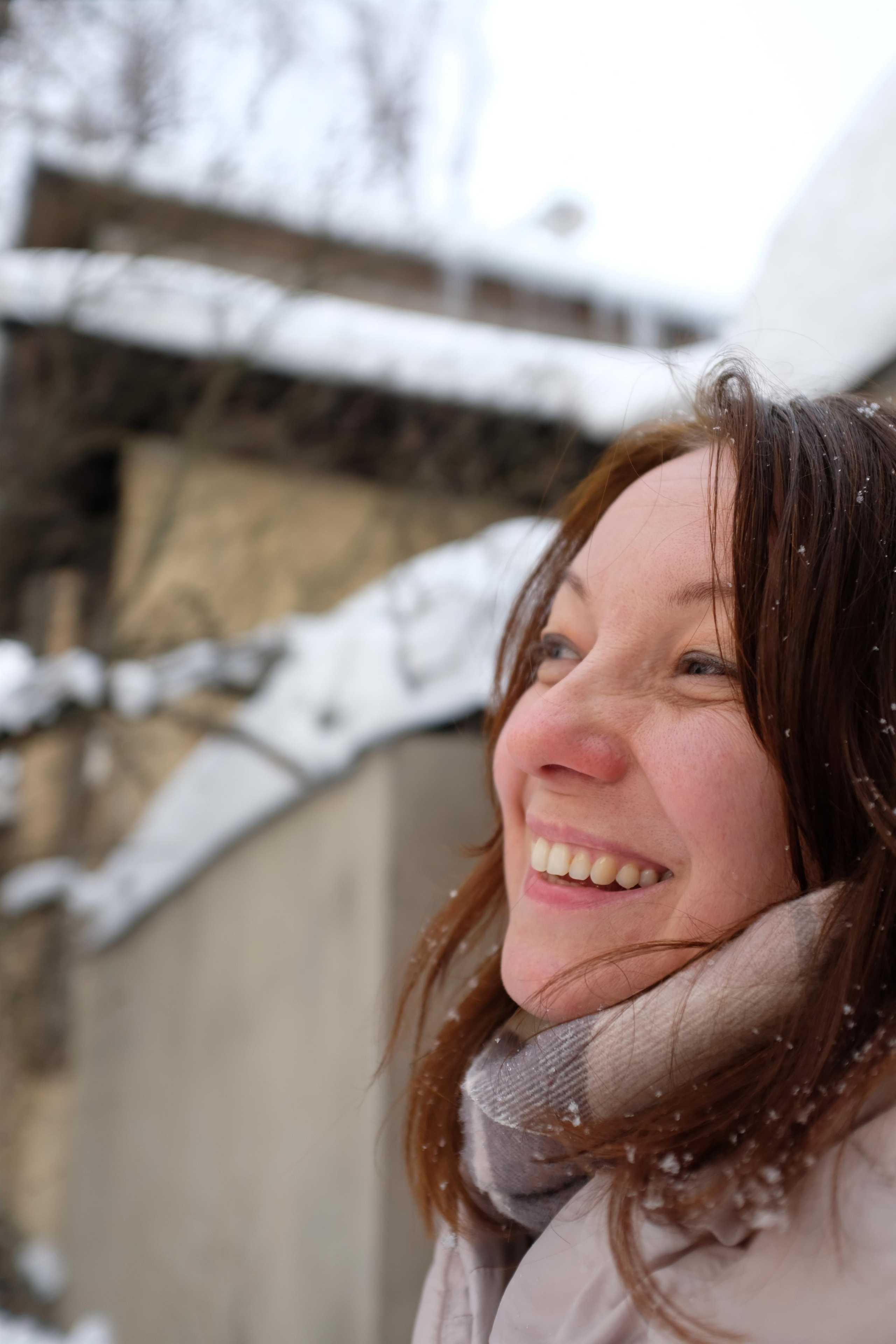 Зимняя фотосессия на улицах города. Елена Павленко. Фотограф. Москва