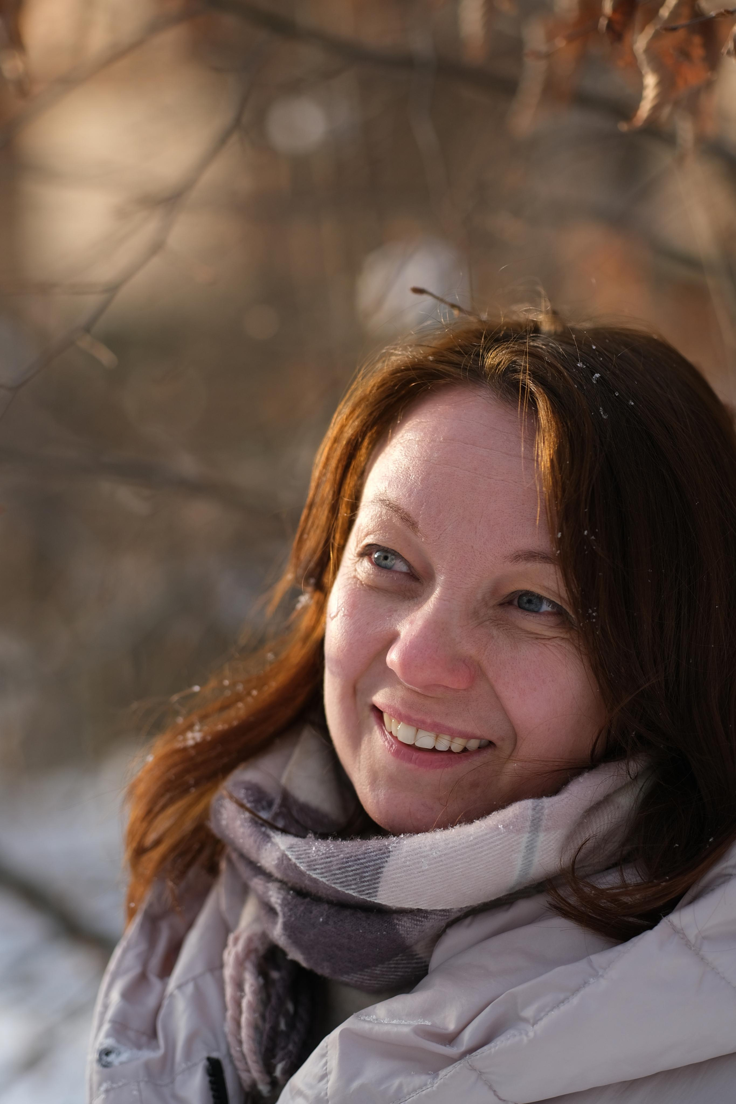 Зимняя фотосессия на улицах города. Елена Павленко. Фотограф. Москва