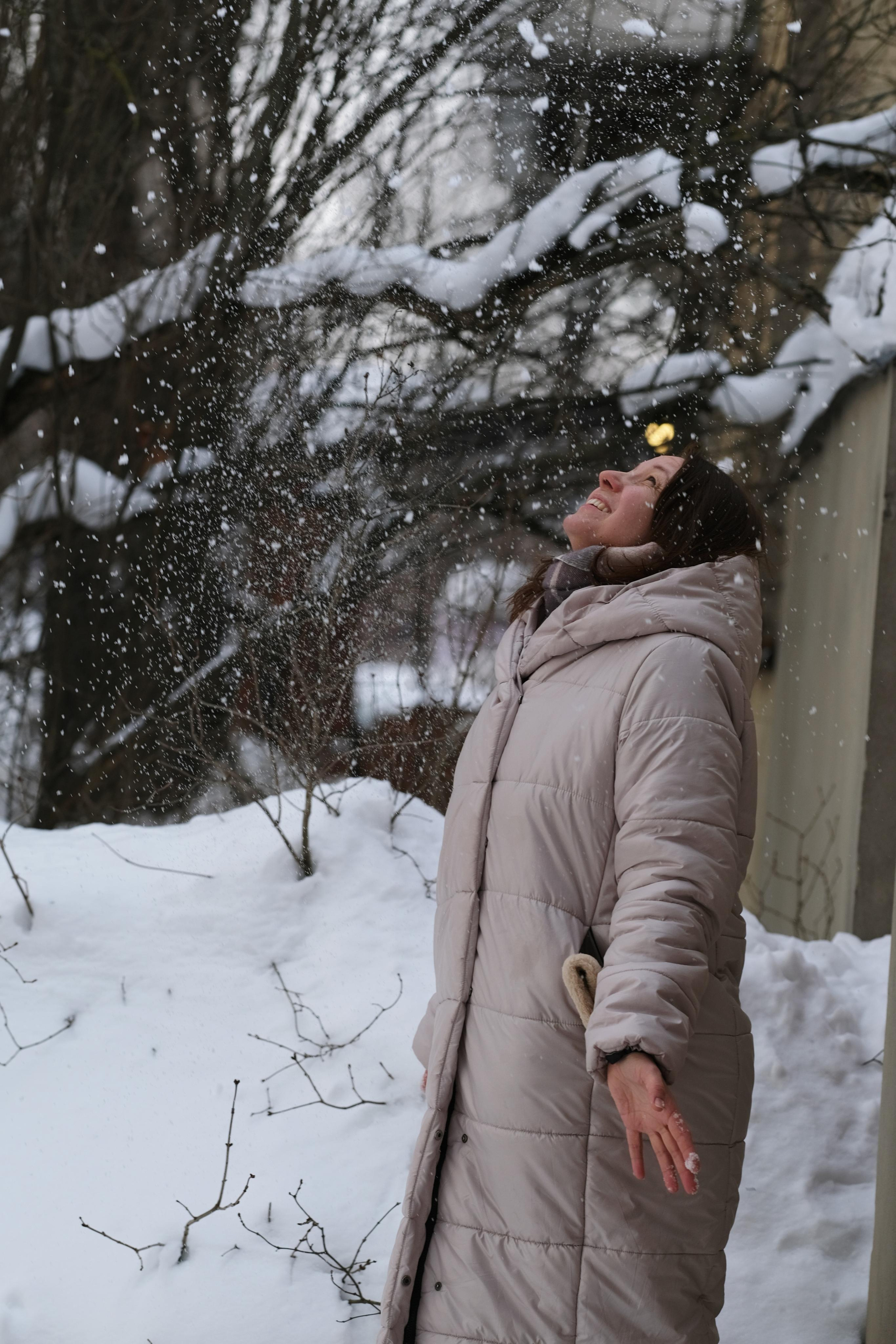 Зимняя фотосессия на улицах города. Елена Павленко. Фотограф. Москва