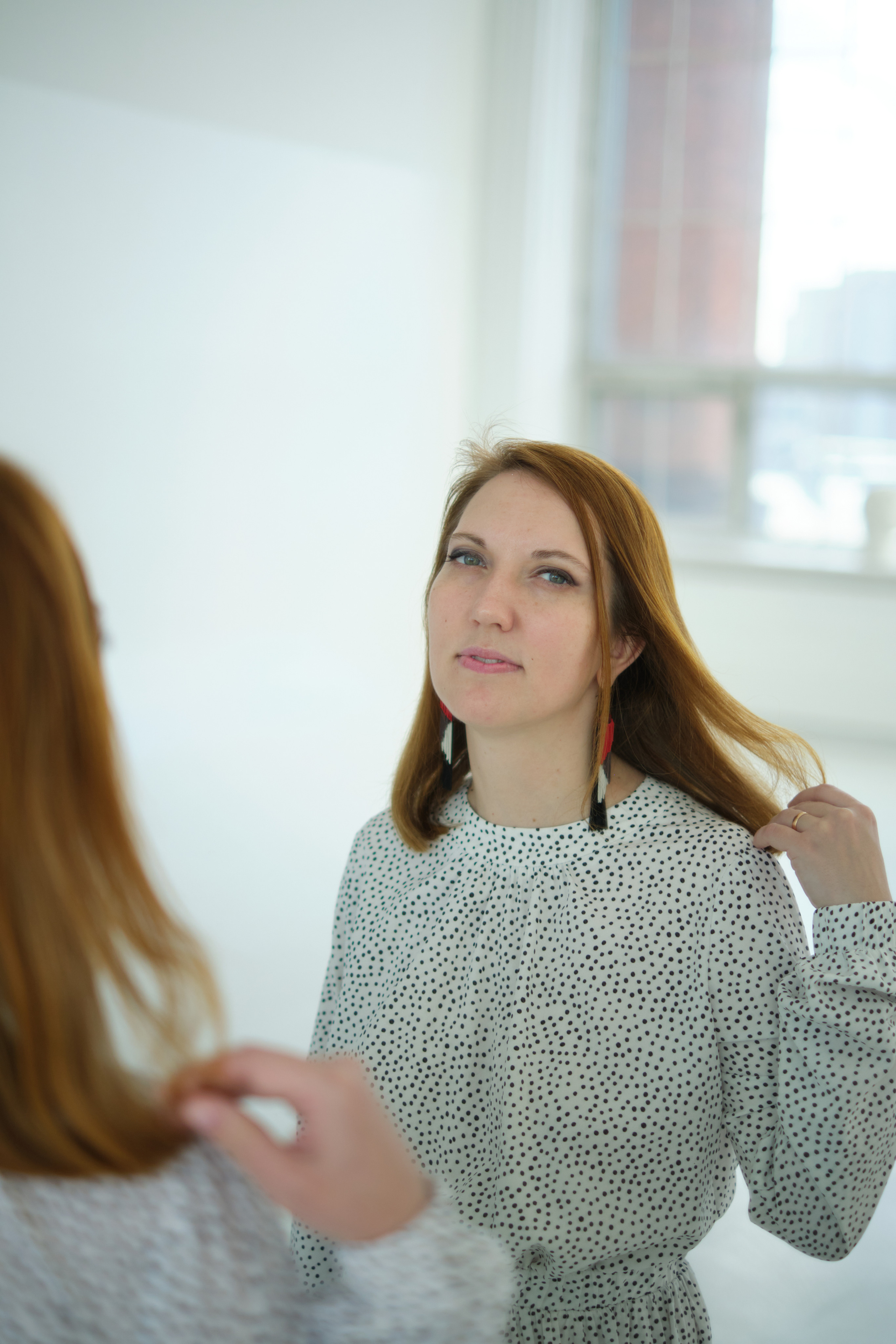 Красивая девушка в фотостудии. Елена Павленко. Фотограф. Москва