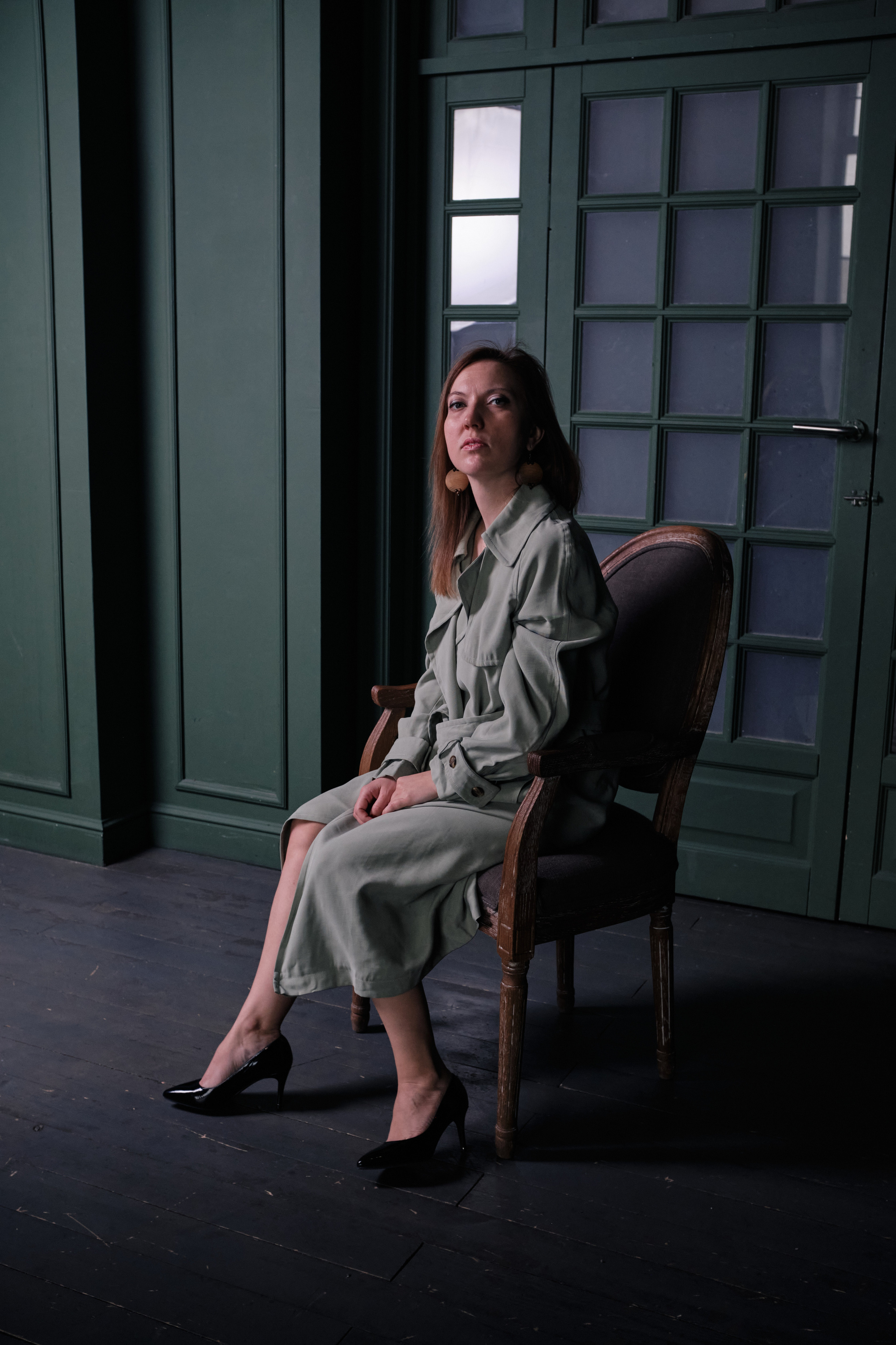 Красивая девушка в фотостудии. Елена Павленко. Фотограф. Москва