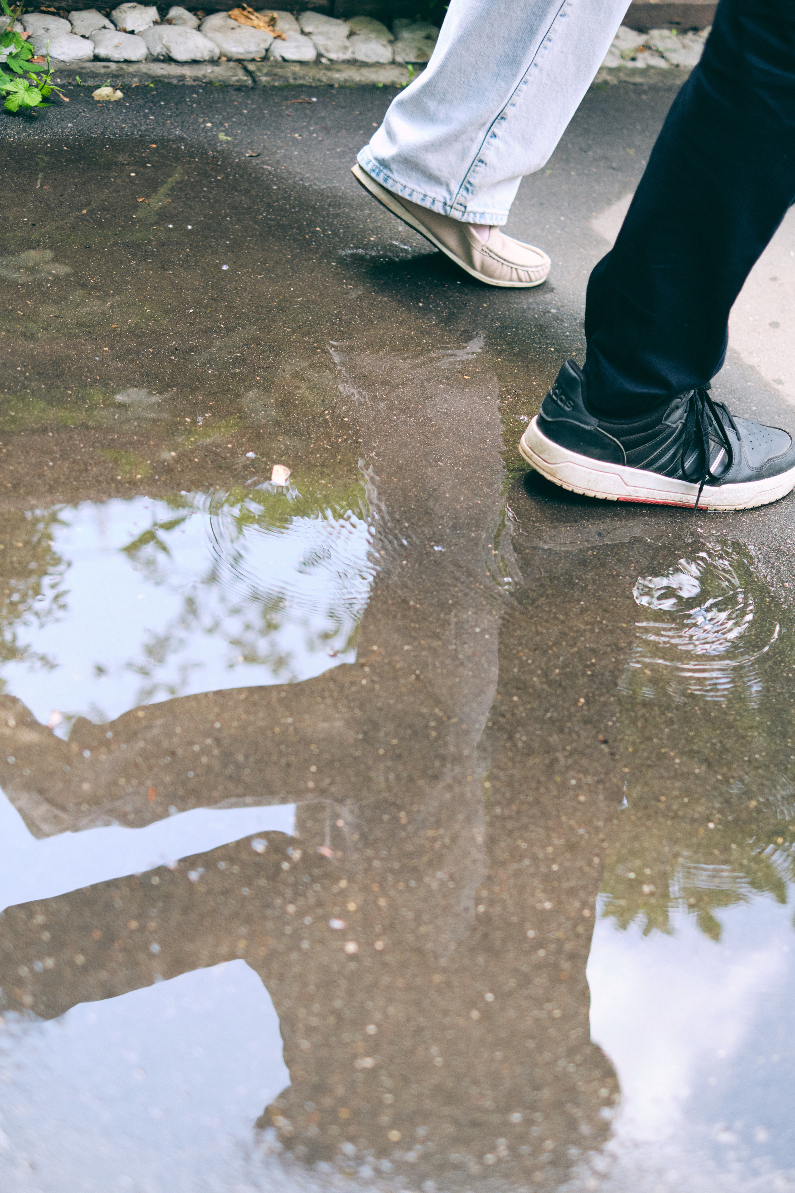 Фотосессия красивой пары на улицах города. Елена Павленко. Фотограф. Москва