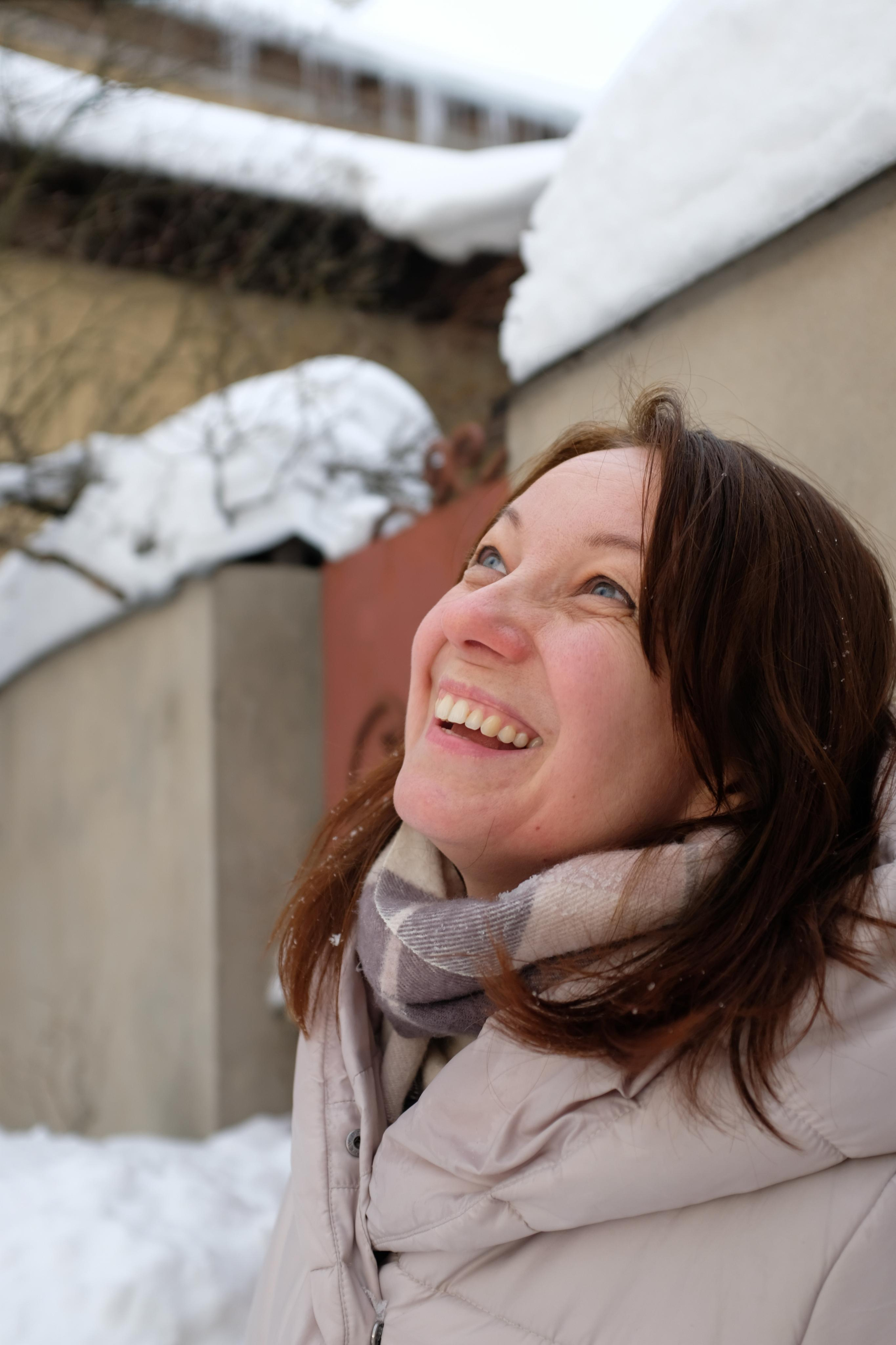 Зимняя фотосессия на улицах города. Елена Павленко. Фотограф. Москва