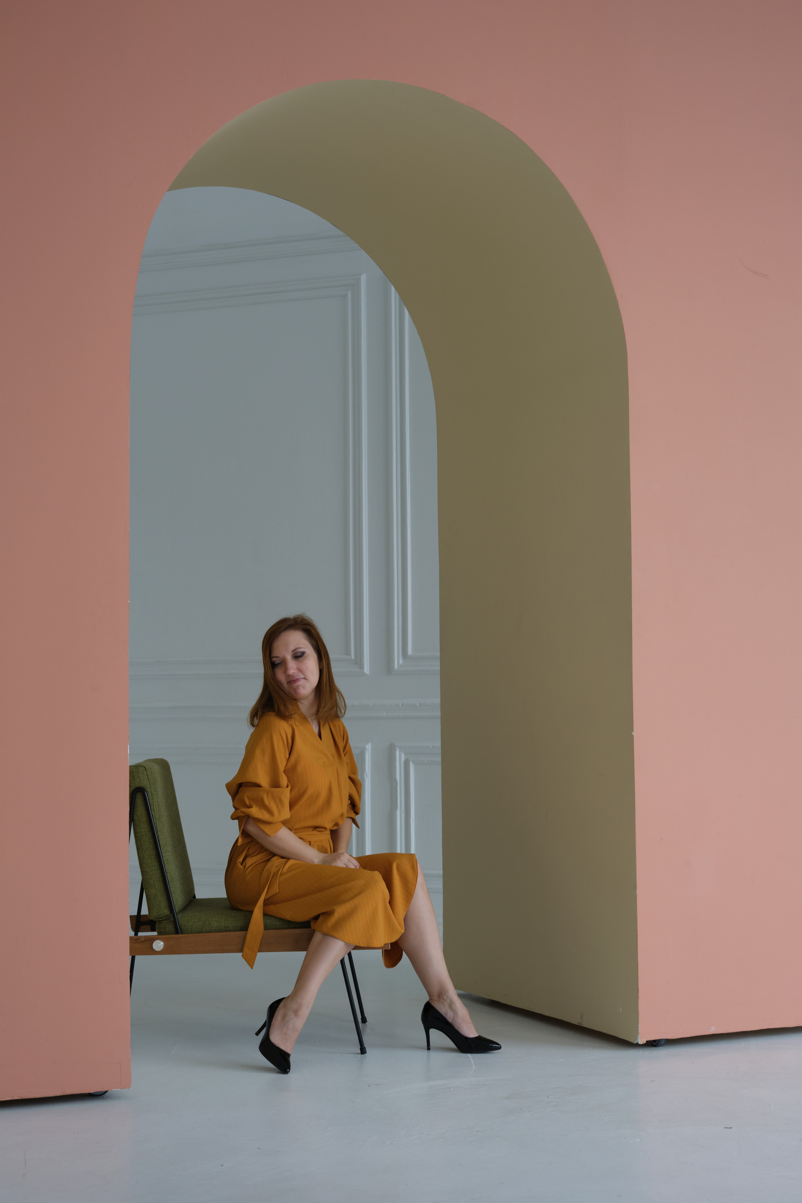 Красивая девушка в фотостудии. Елена Павленко. Фотограф. Москва