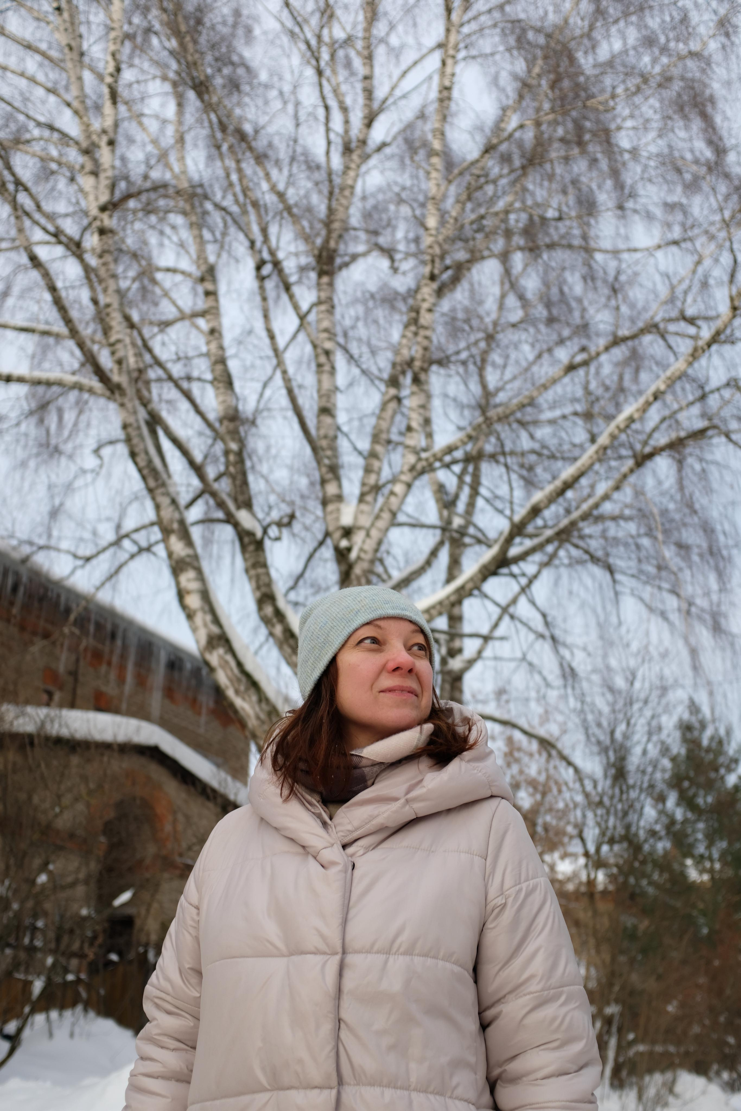 Зимняя фотосессия на улицах города. Елена Павленко. Фотограф. Москва