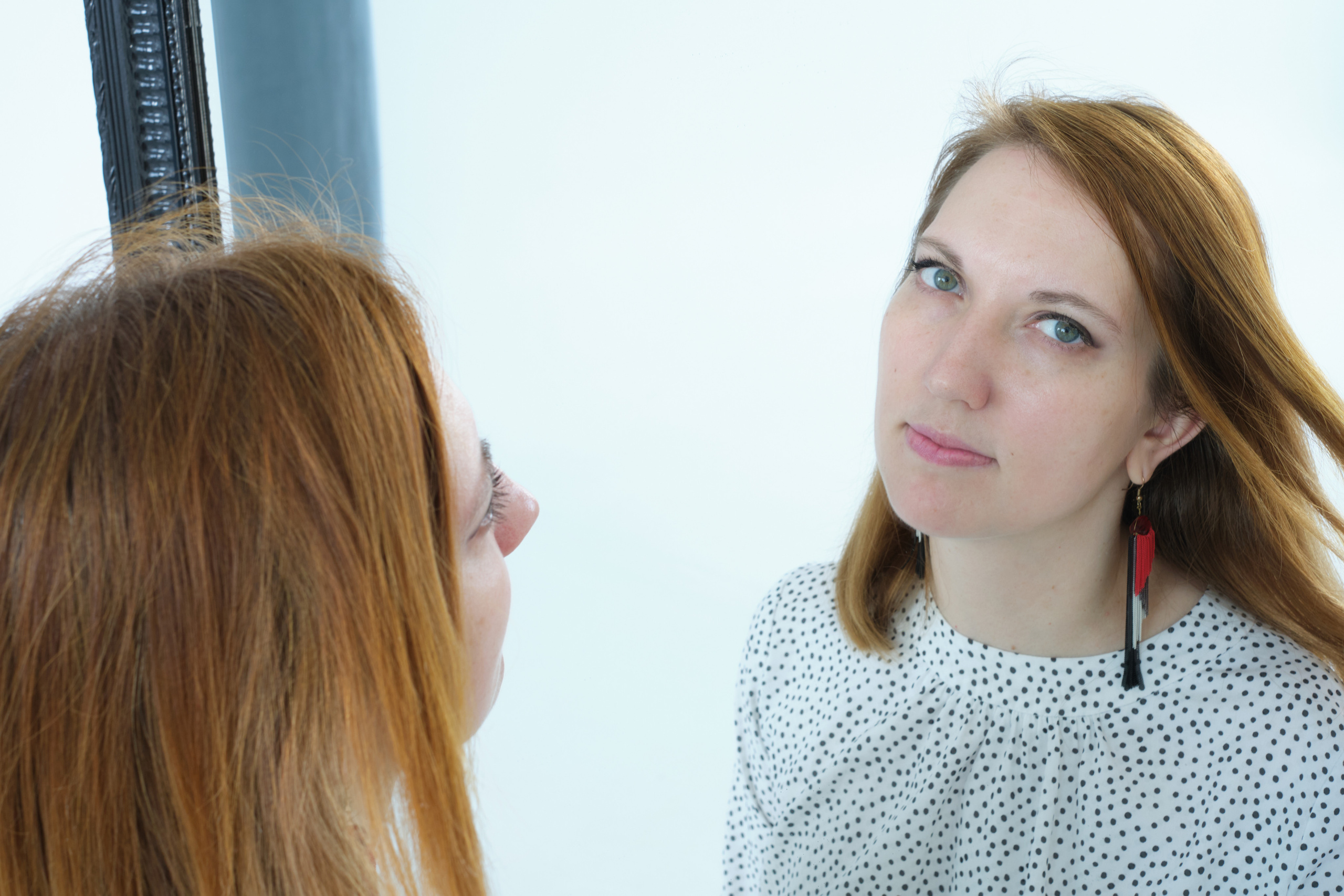 Красивая девушка в фотостудии. Елена Павленко. Фотограф. Москва