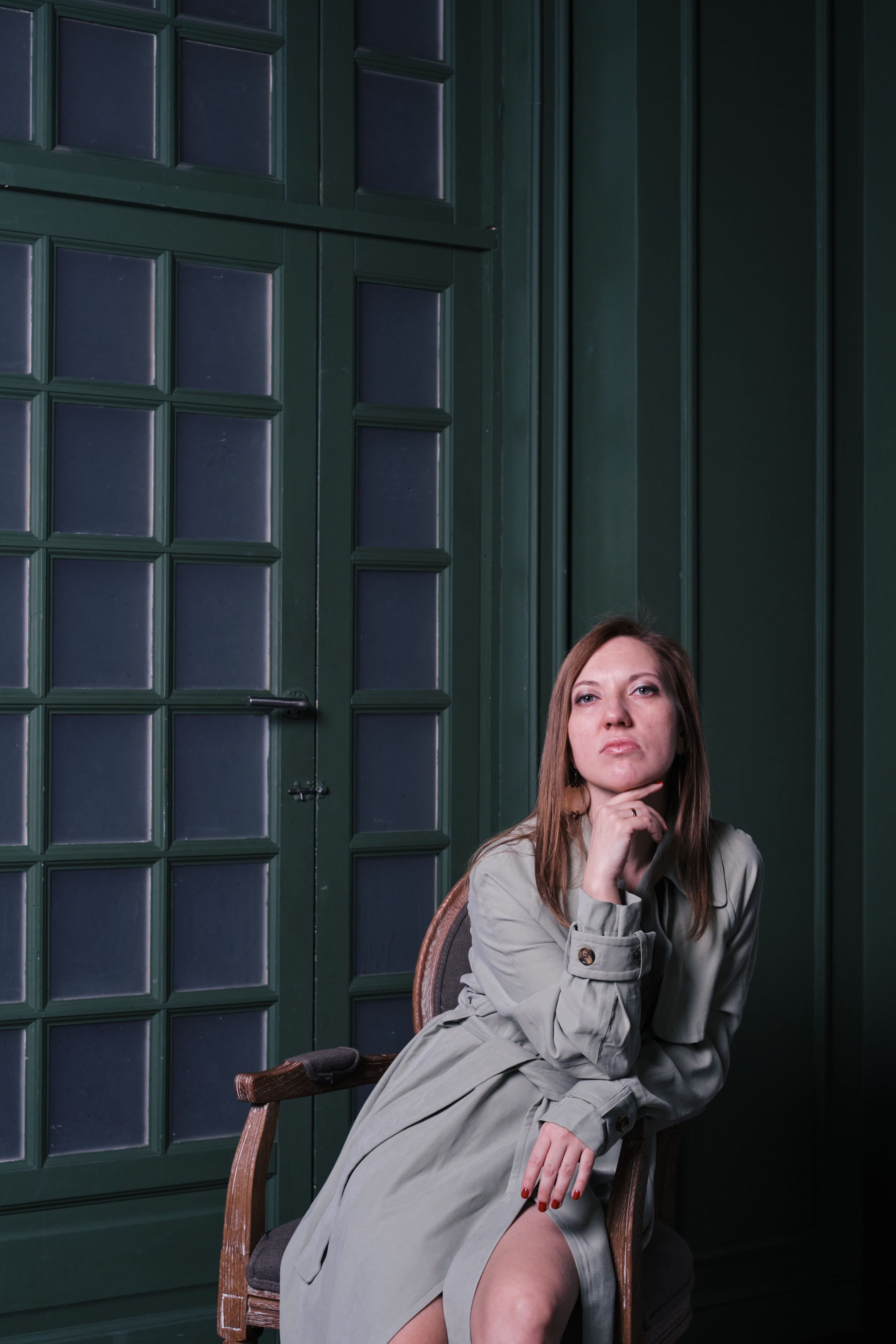 Красивая девушка в фотостудии. Елена Павленко. Фотограф. Москва