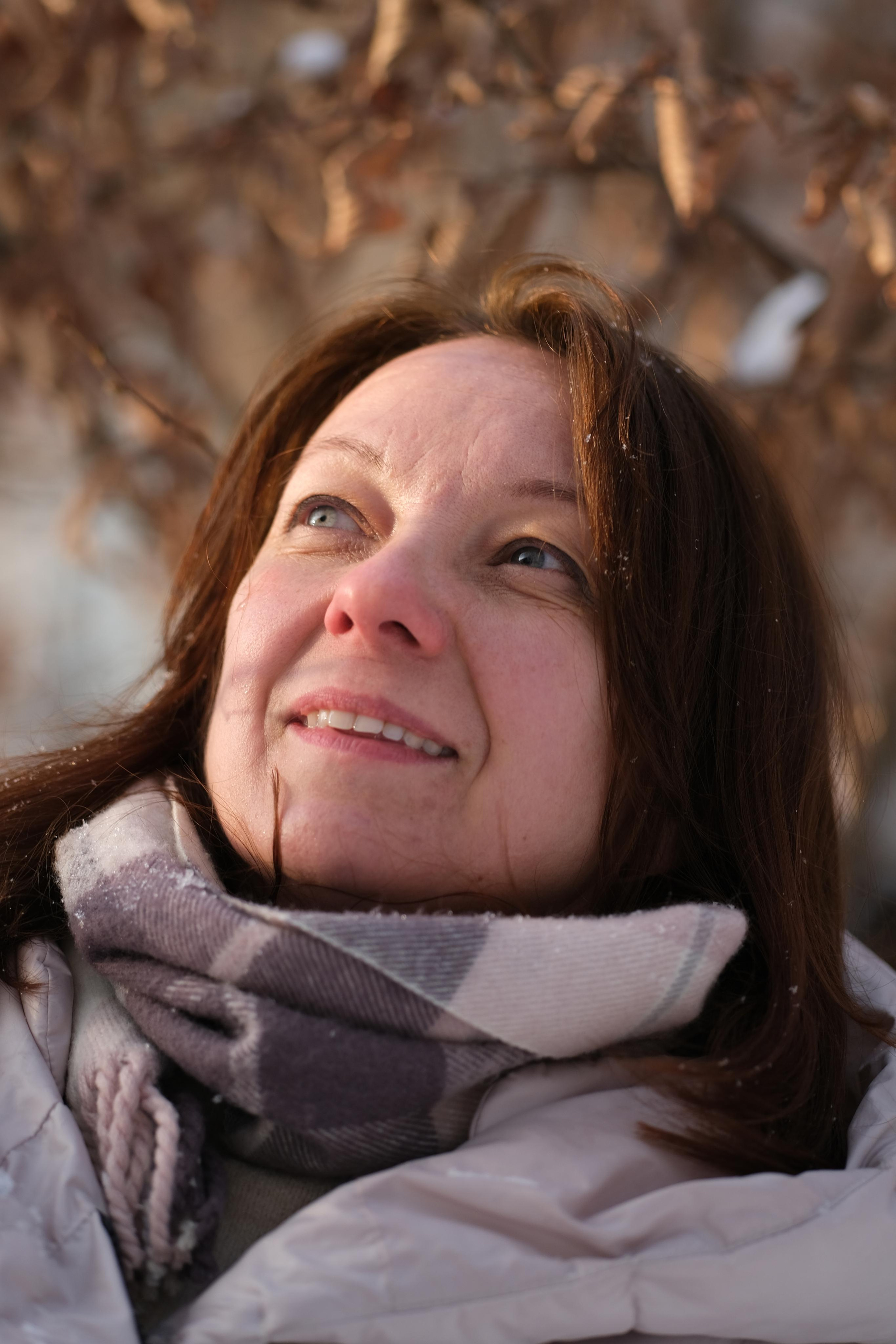 Зимняя фотосессия на улицах города. Елена Павленко. Фотограф. Москва