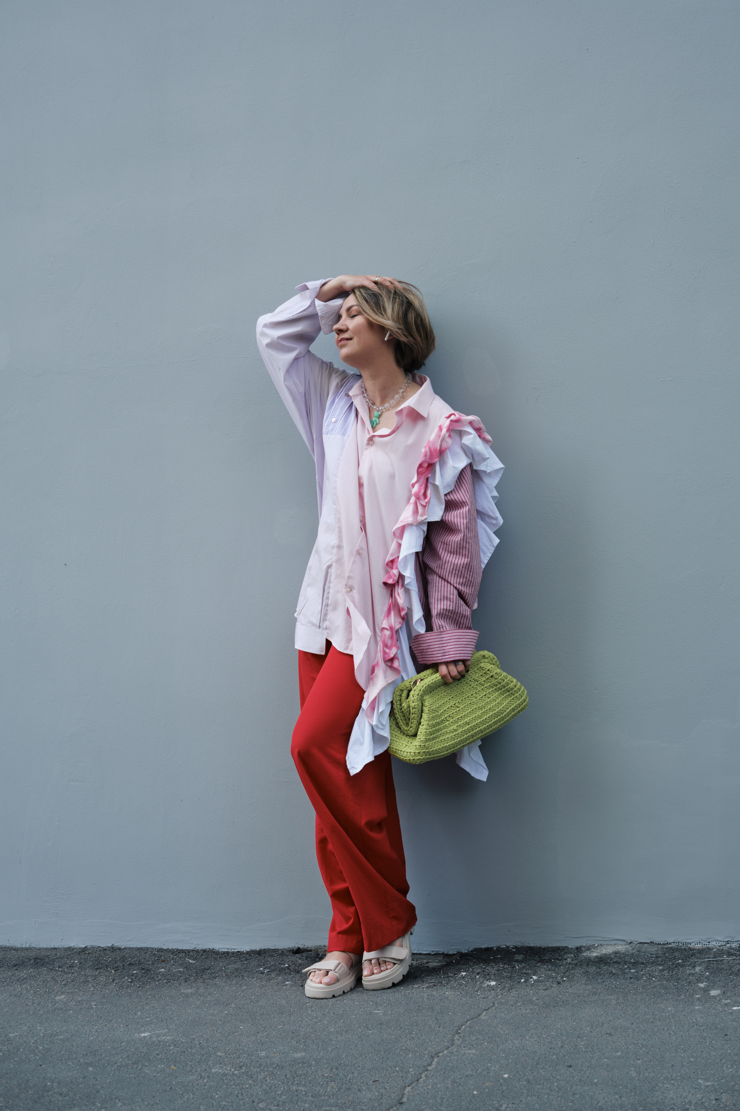 Съемка стилиста на улицах Москвы, яркие образы. Елена Павленко. Фотограф. Москва