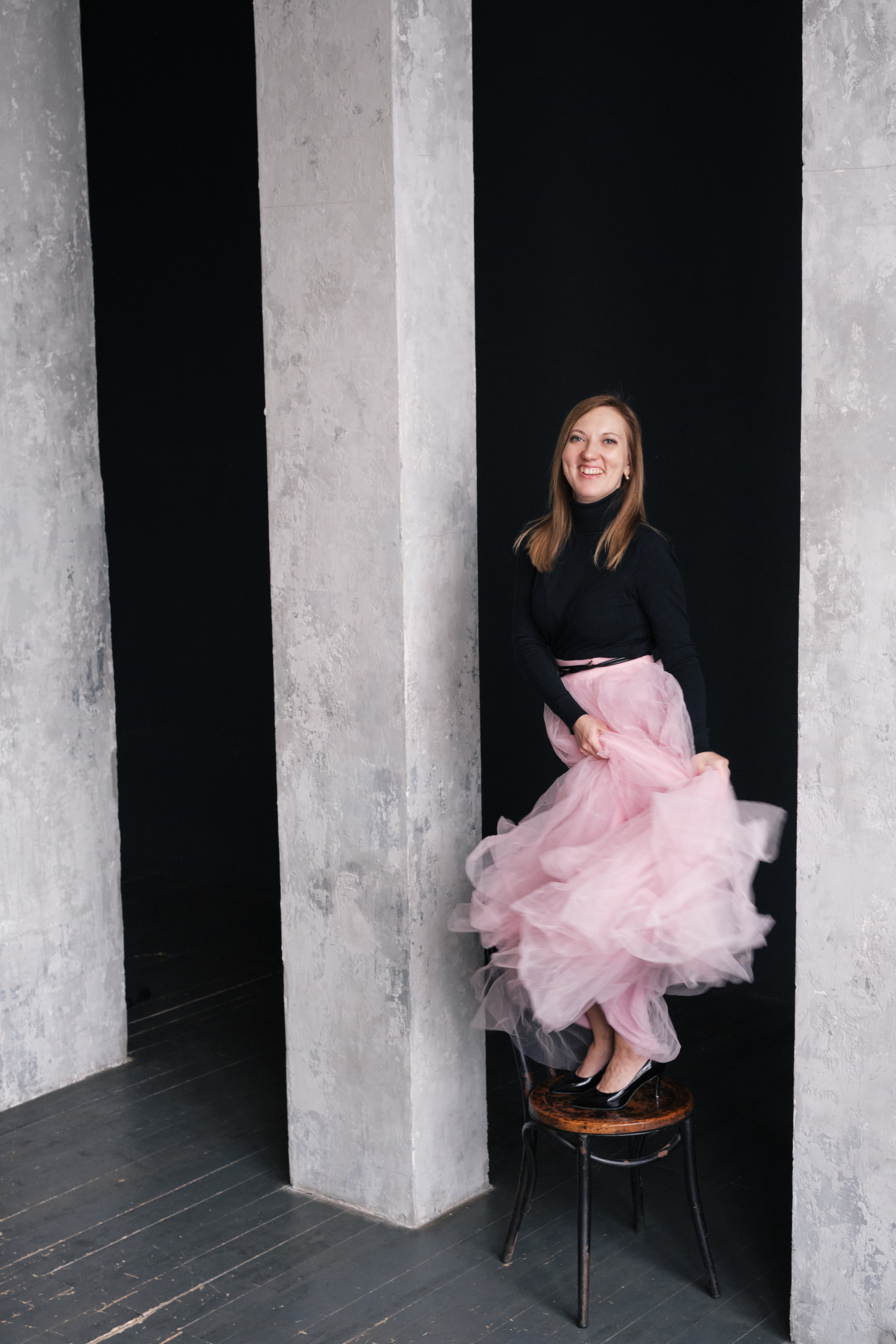 Красивая девушка в фотостудии. Елена Павленко. Фотограф. Москва