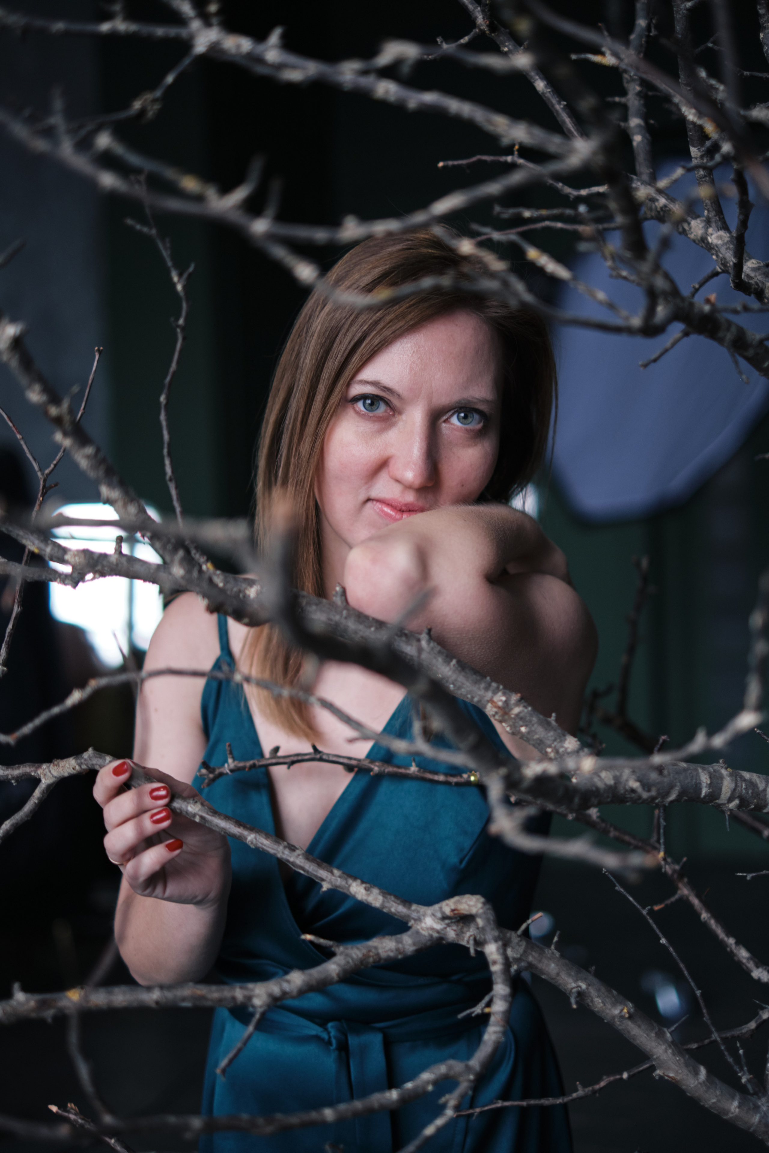 Красивая девушка в фотостудии. Елена Павленко. Фотограф. Москва