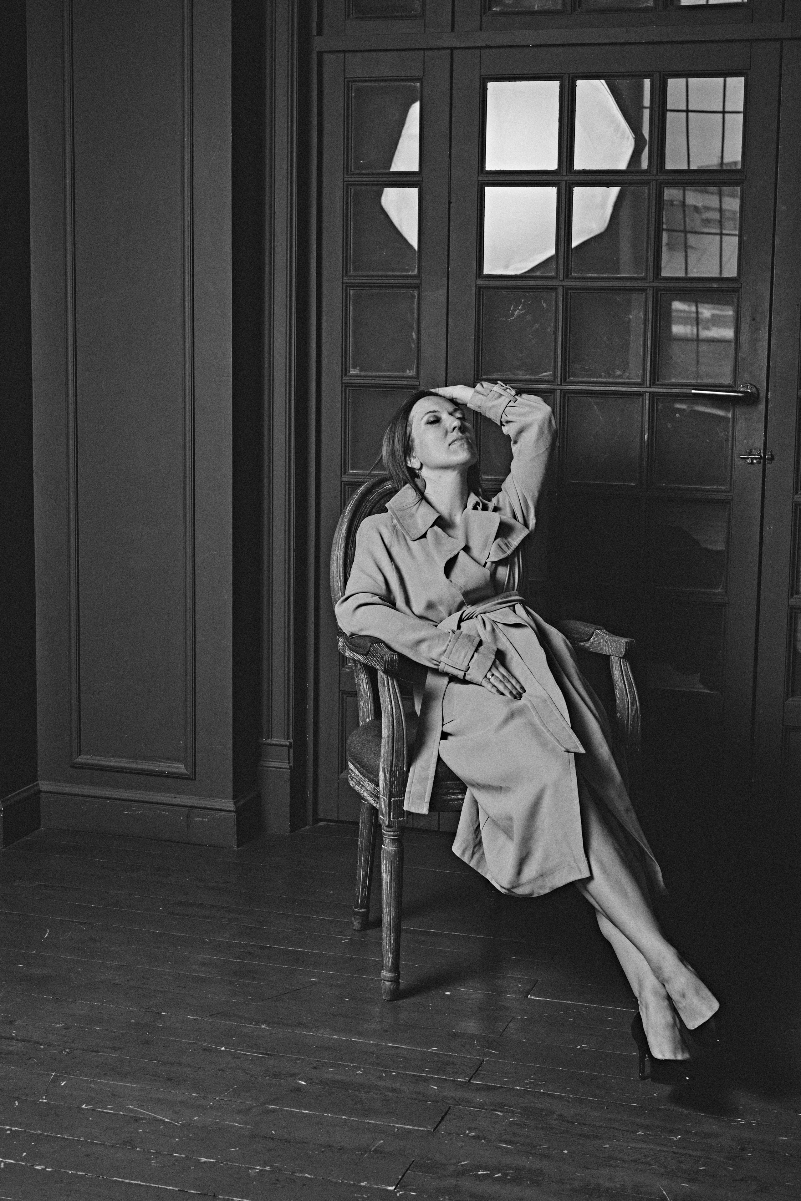 Красивая девушка в фотостудии. Елена Павленко. Фотограф. Москва