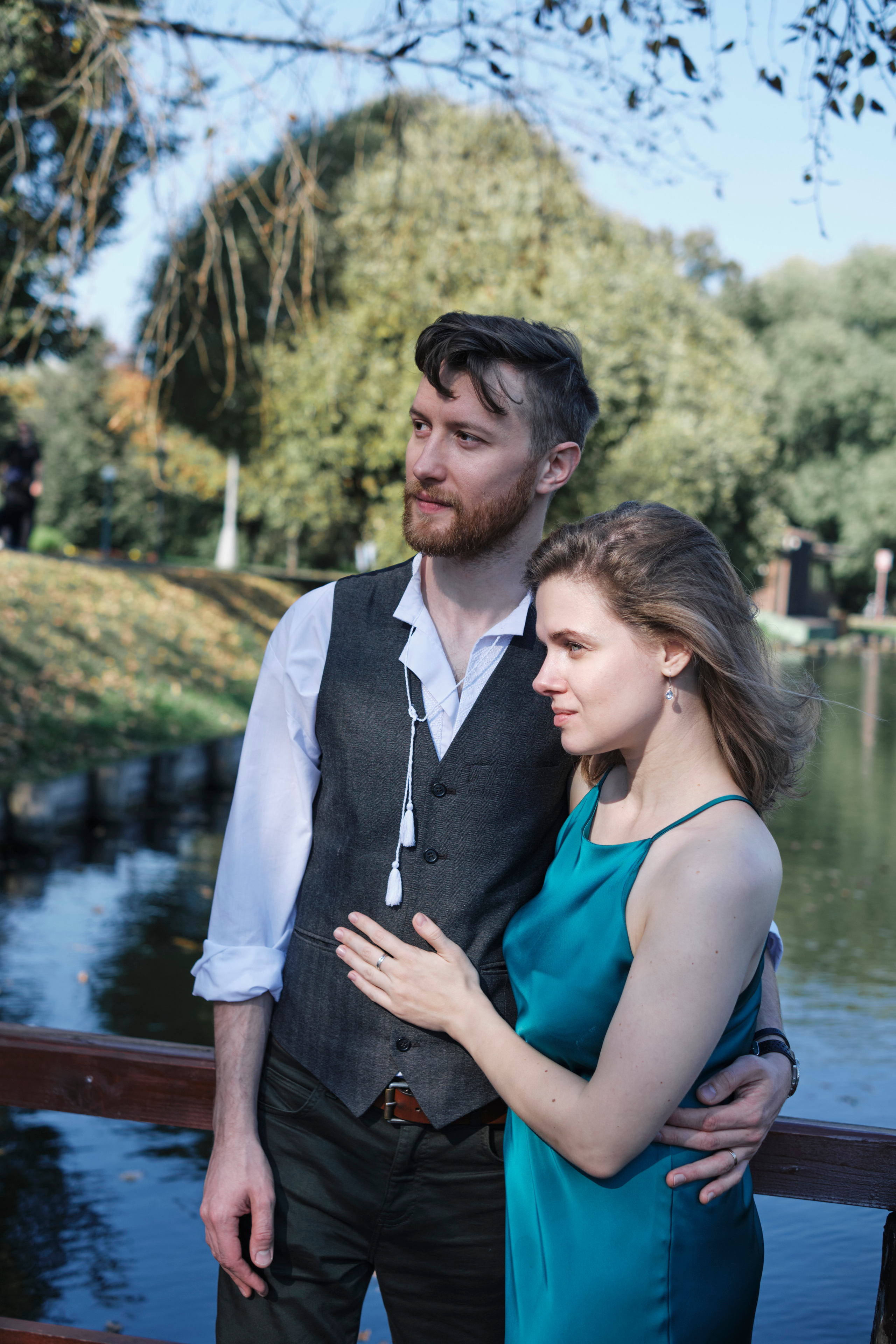 Фотосессия пары в Московском парке. Елена Павленко. Фотограф. Москва