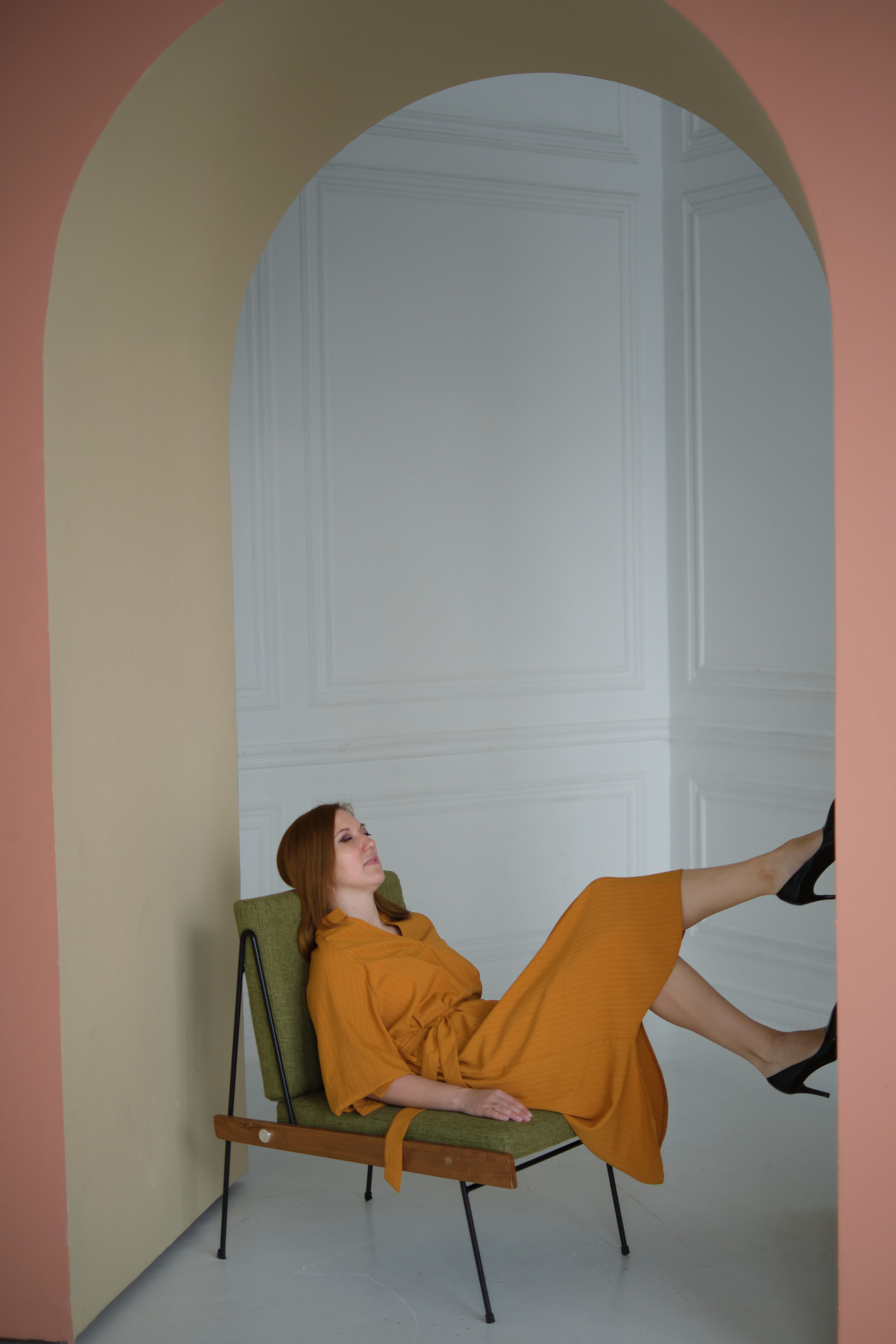 Красивая девушка в фотостудии. Елена Павленко. Фотограф. Москва