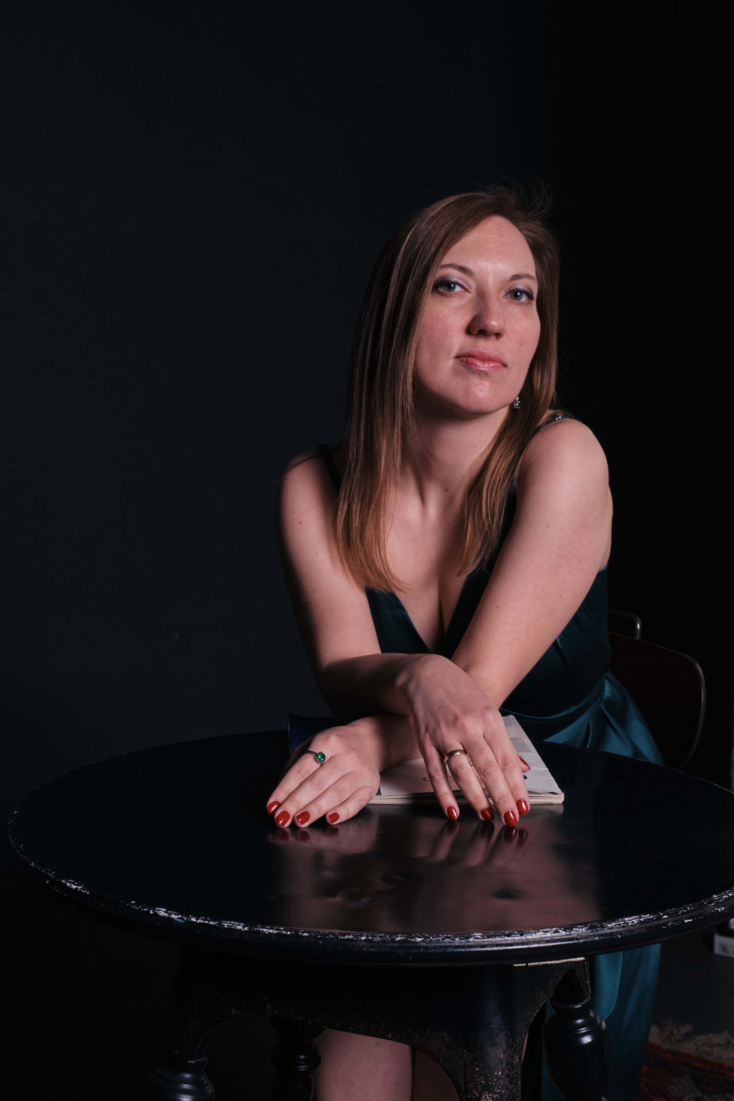 Красивая девушка в фотостудии. Елена Павленко. Фотограф. Москва