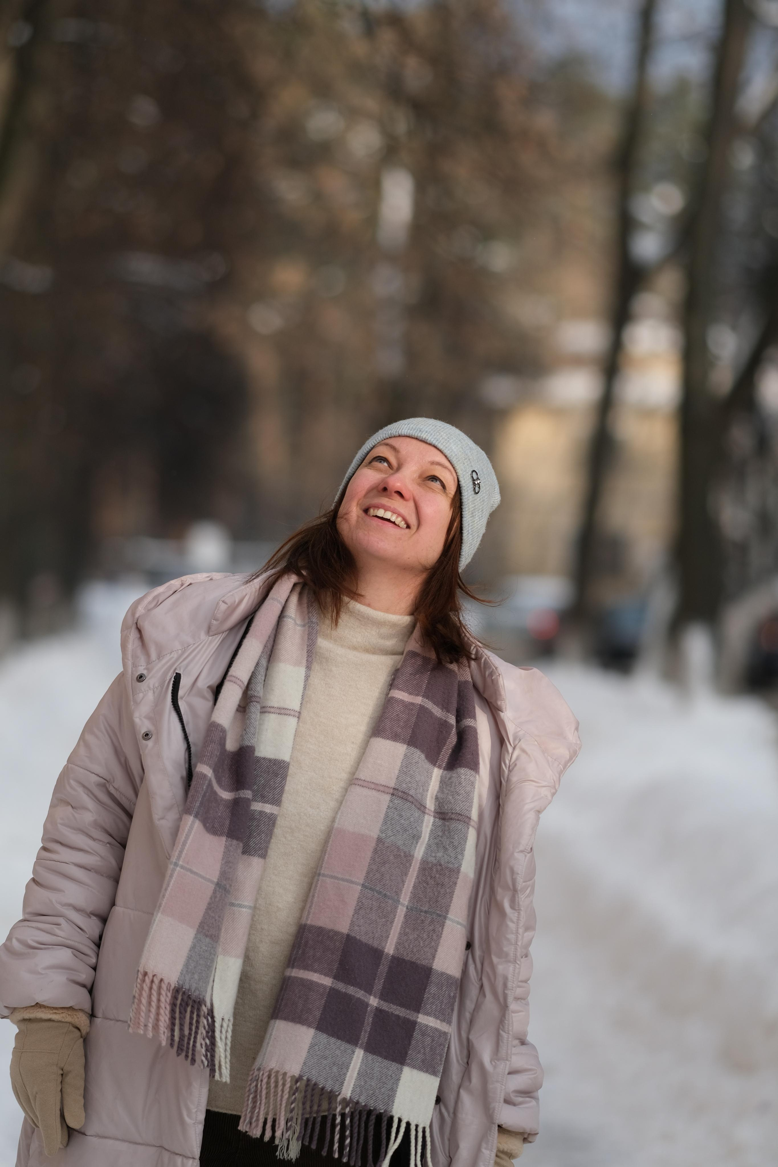 Зимняя фотосессия на улицах города. Елена Павленко. Фотограф. Москва