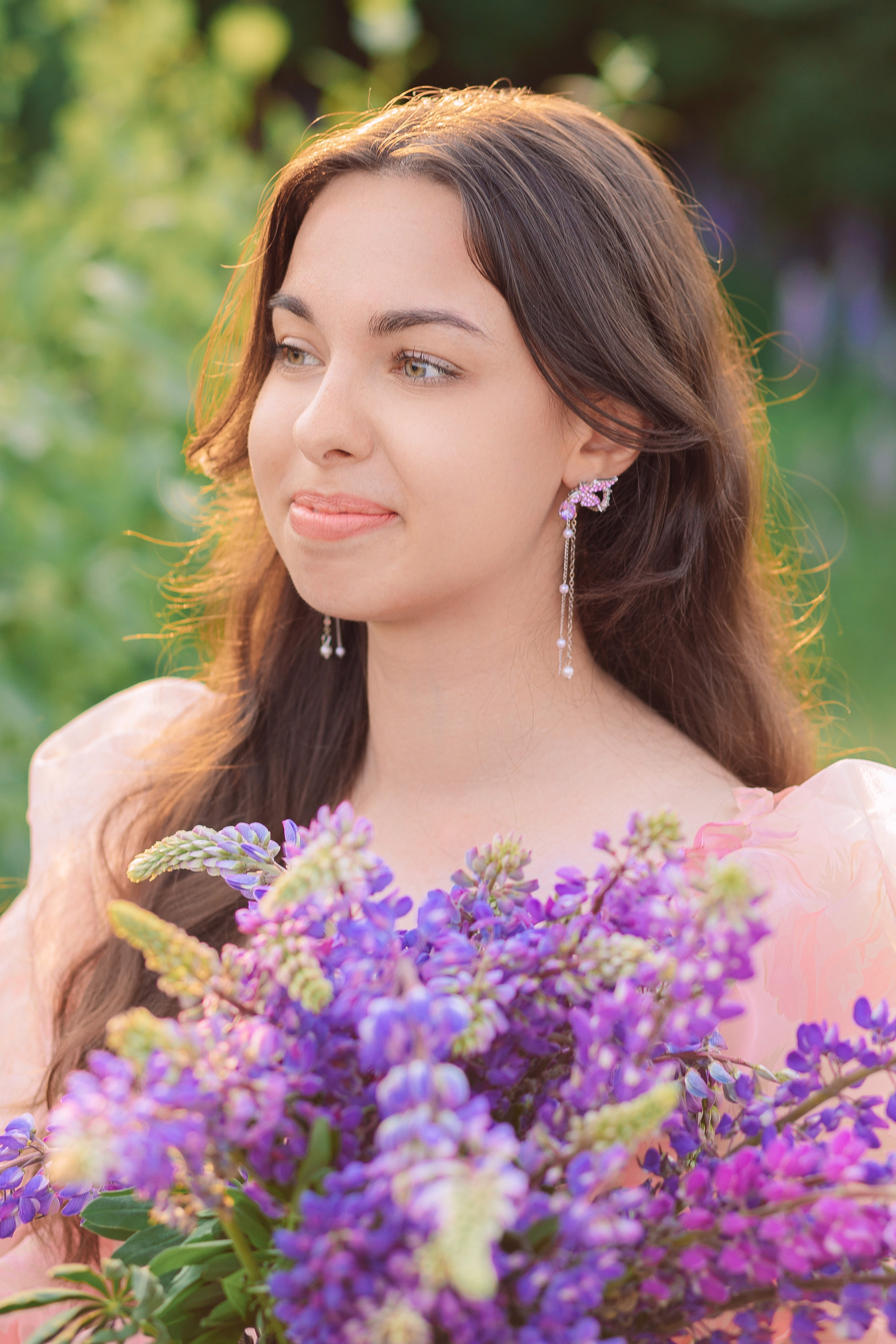 Индивидуальная фотосессия в люпинах. Фотограф в Санкт-Петербурге, Анна Скворцова
