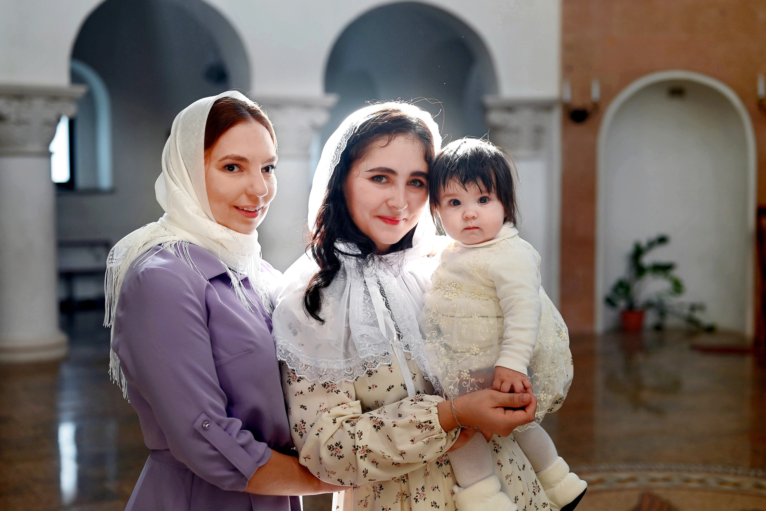 Крещение Вероники. Семейный и детский фотограф Москва