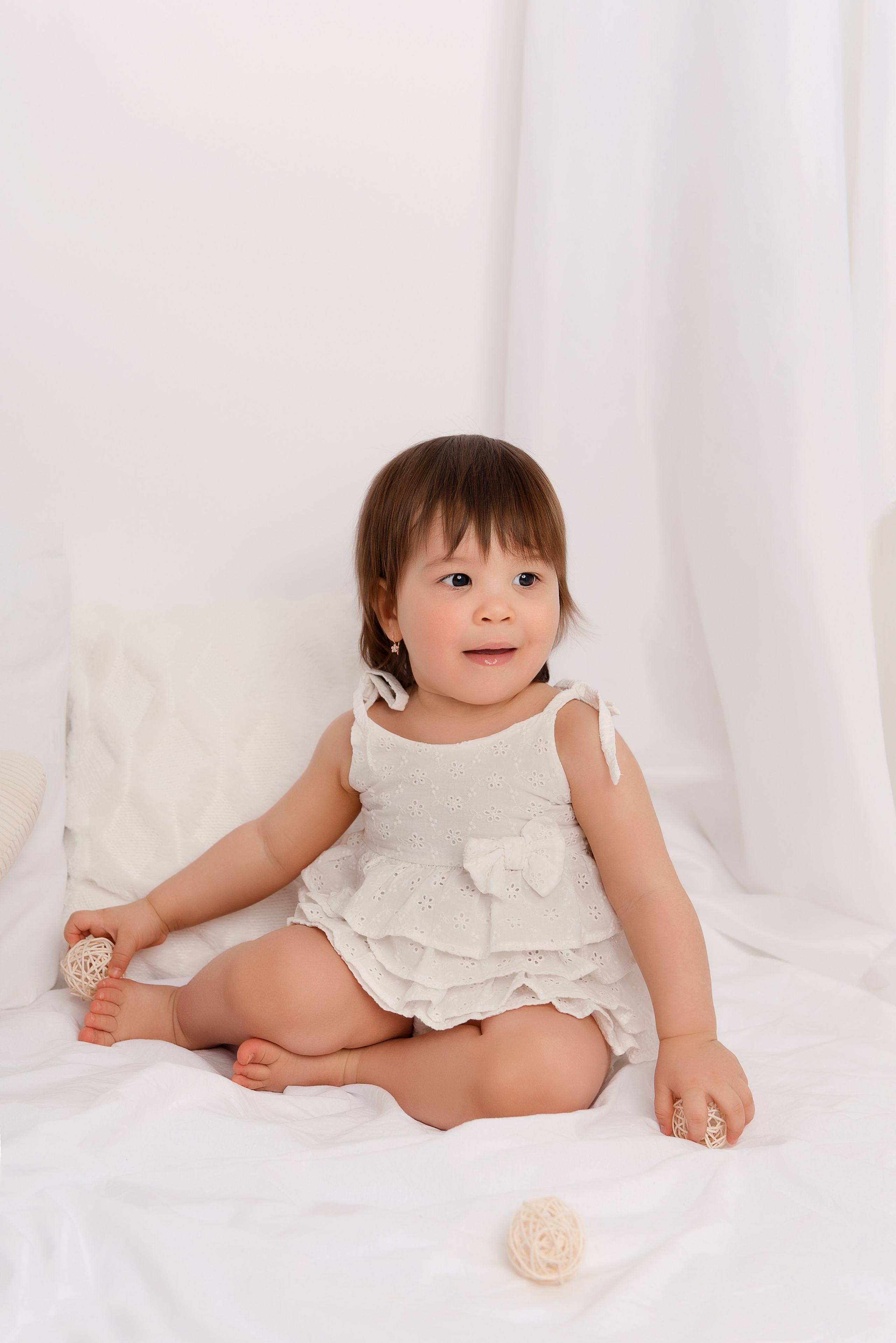 Малышке 1,5 месяца. Детский фотограф в Долгопрудном и Москве