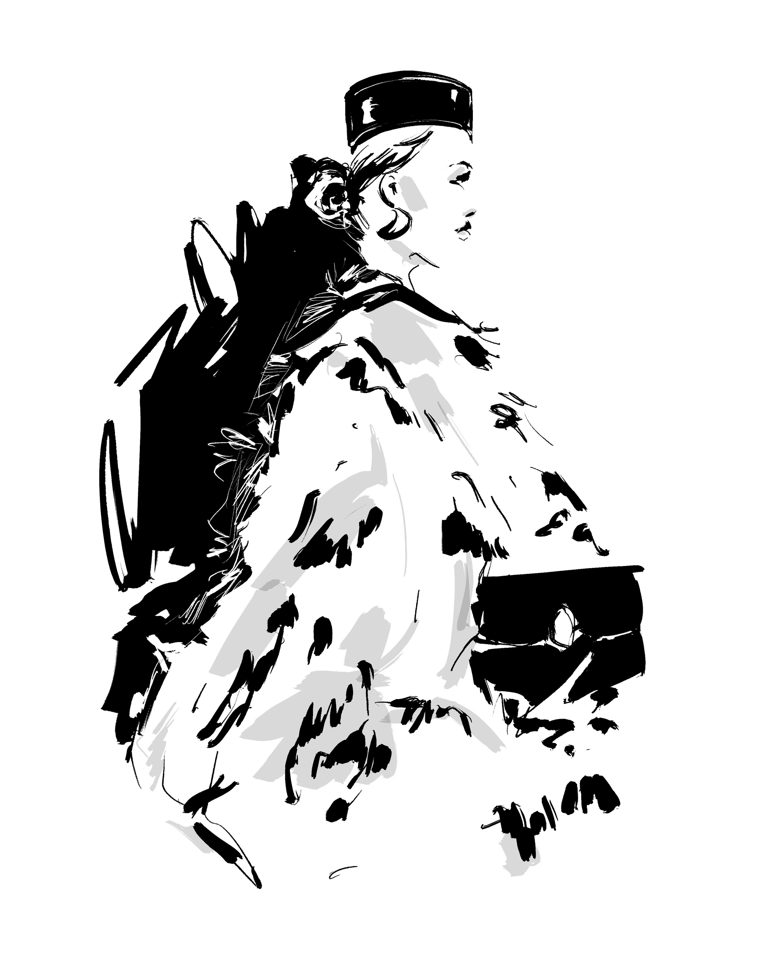 Черное и белое | Портфолио | Коммерческий иллюстратор | Юлия Кученко. Коммерческий иллюстратор | Юлия Кученко