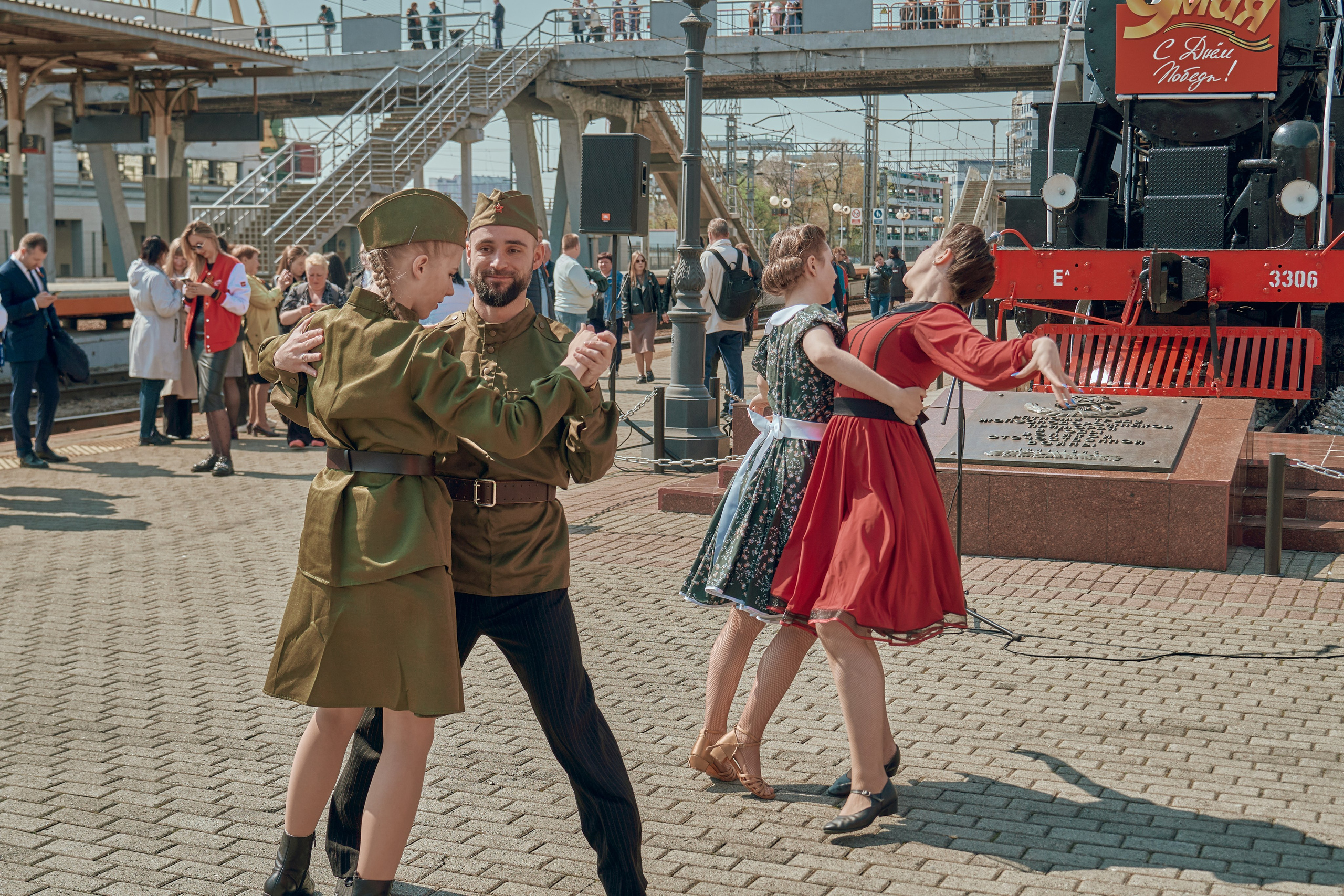 Поезд Победы!. Фотограф во Владивостоке