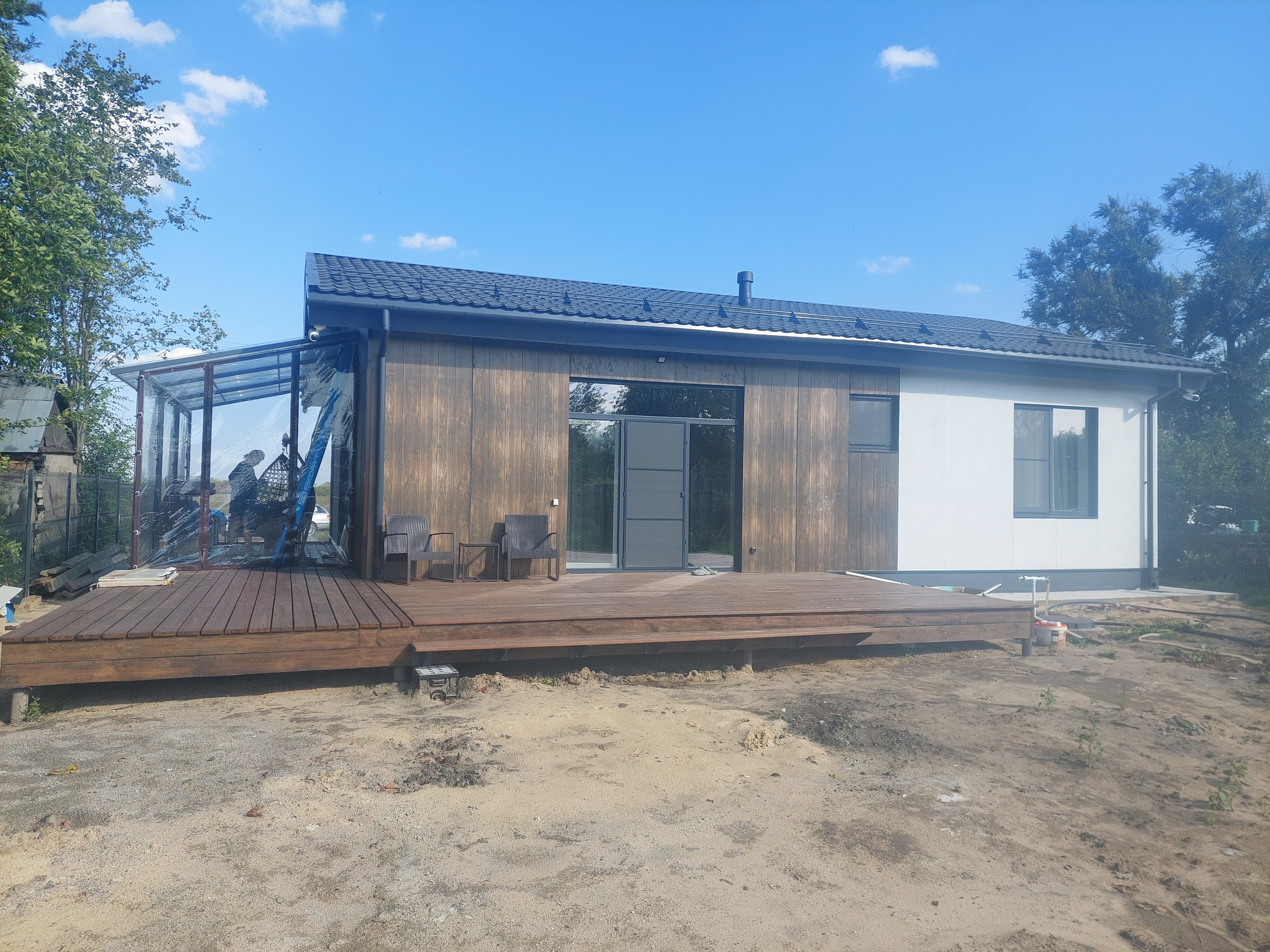 Быстровозводимый дом: Домокомплект Микеле 80, Воронежская область, Эртильский р-н. БыстроДом — капитальный дом за 7 дней!