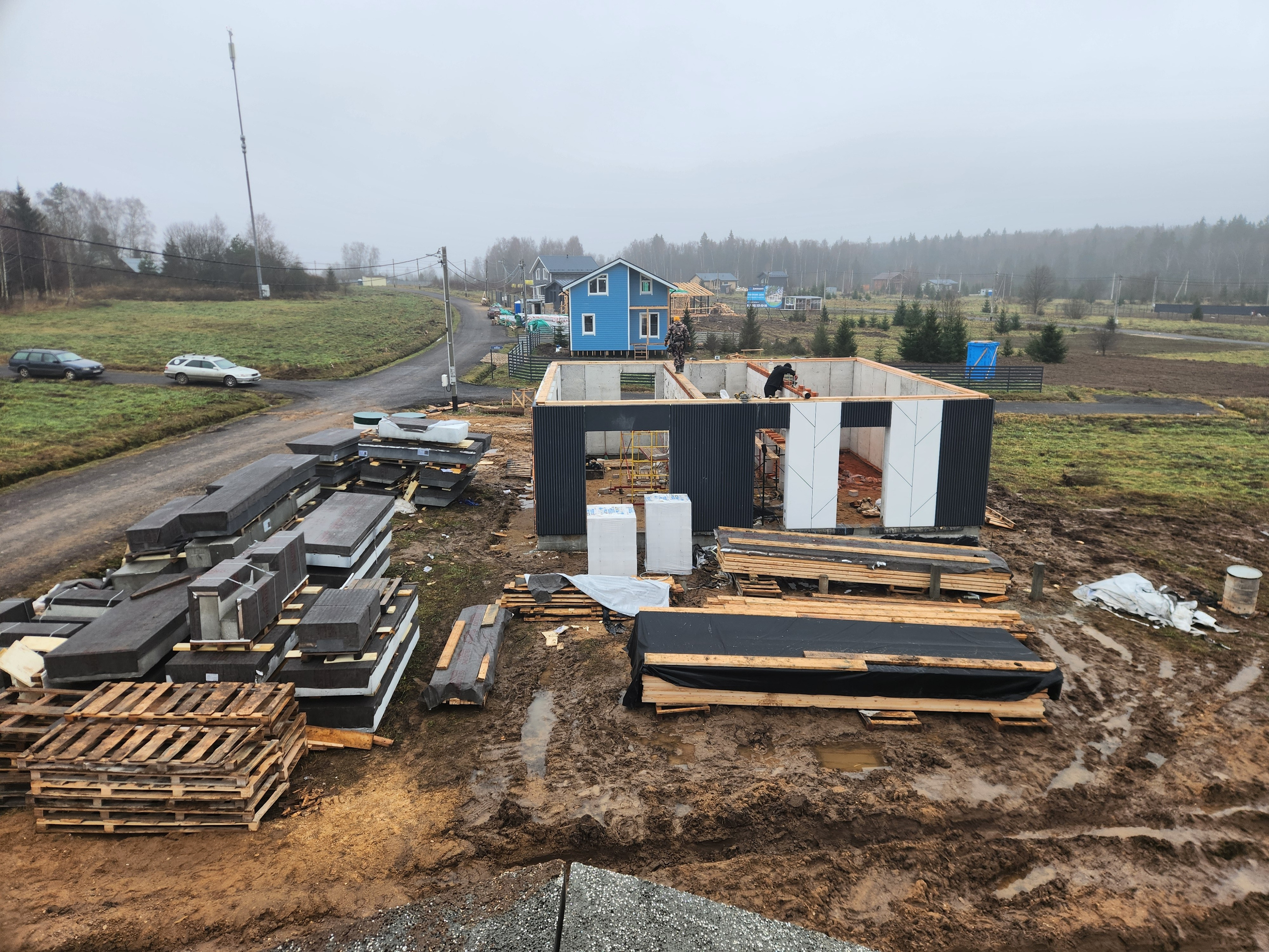 Фэмили 105, Московская Обрасть, МО Истра, д. Матвейково, КП Рижский парк. БыстроДом — капитальный дом за 7 дней!