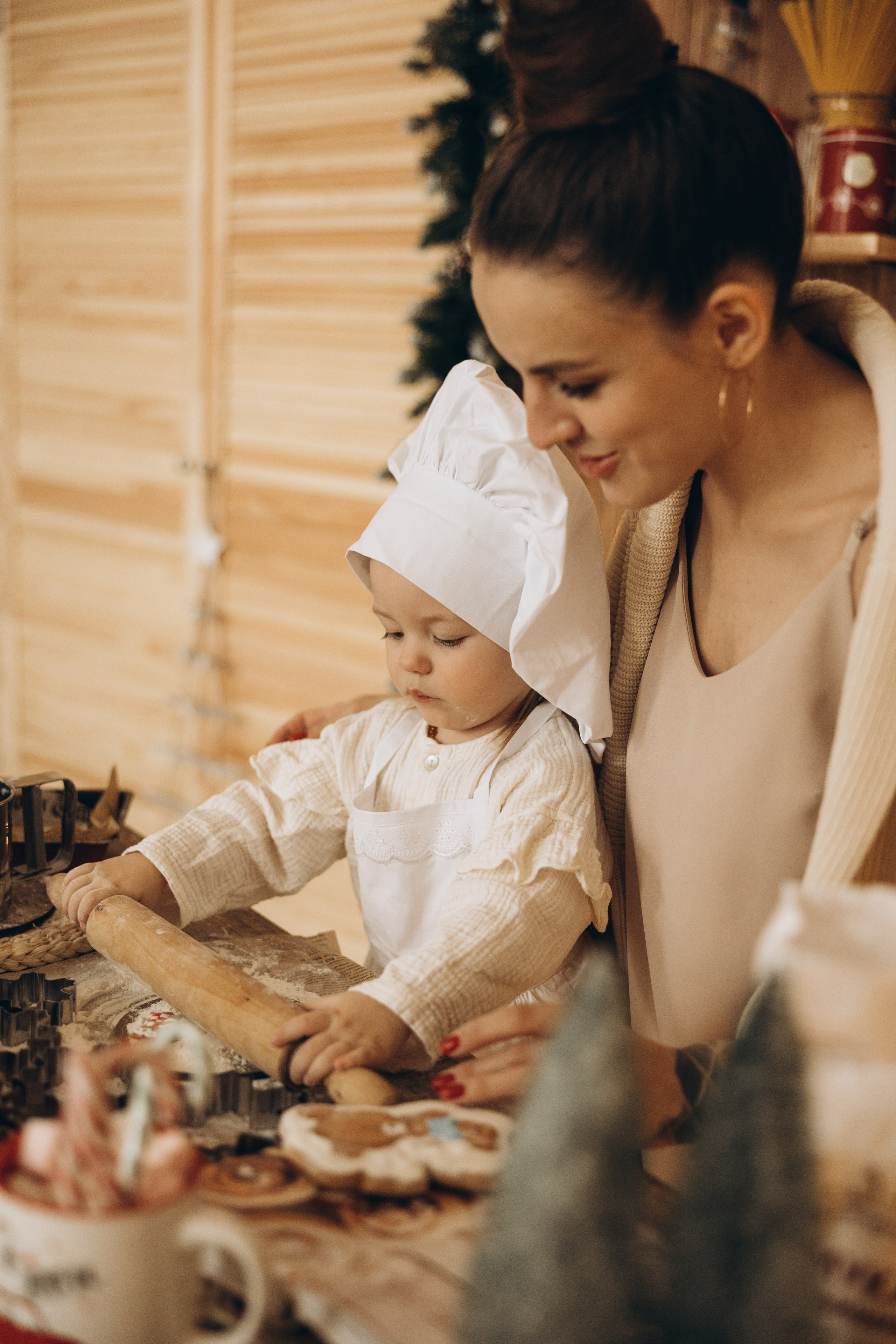 Ольга и Мирослава НГ. Семейный фотограф в Москве Виктория Ястребинская